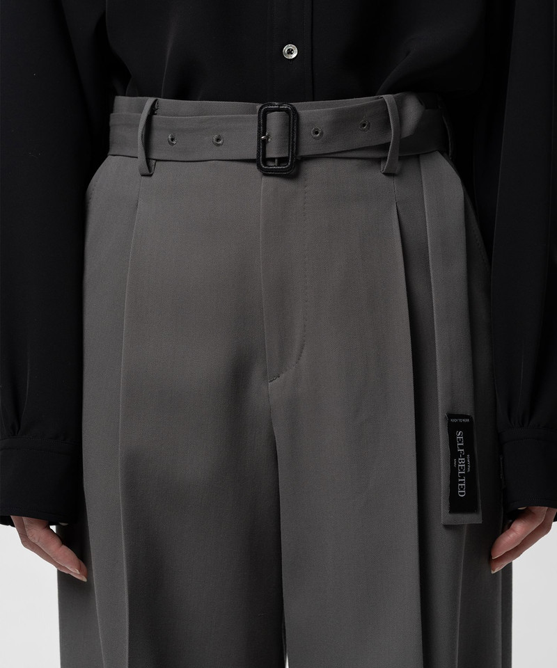 Basic Belted Pants 13
