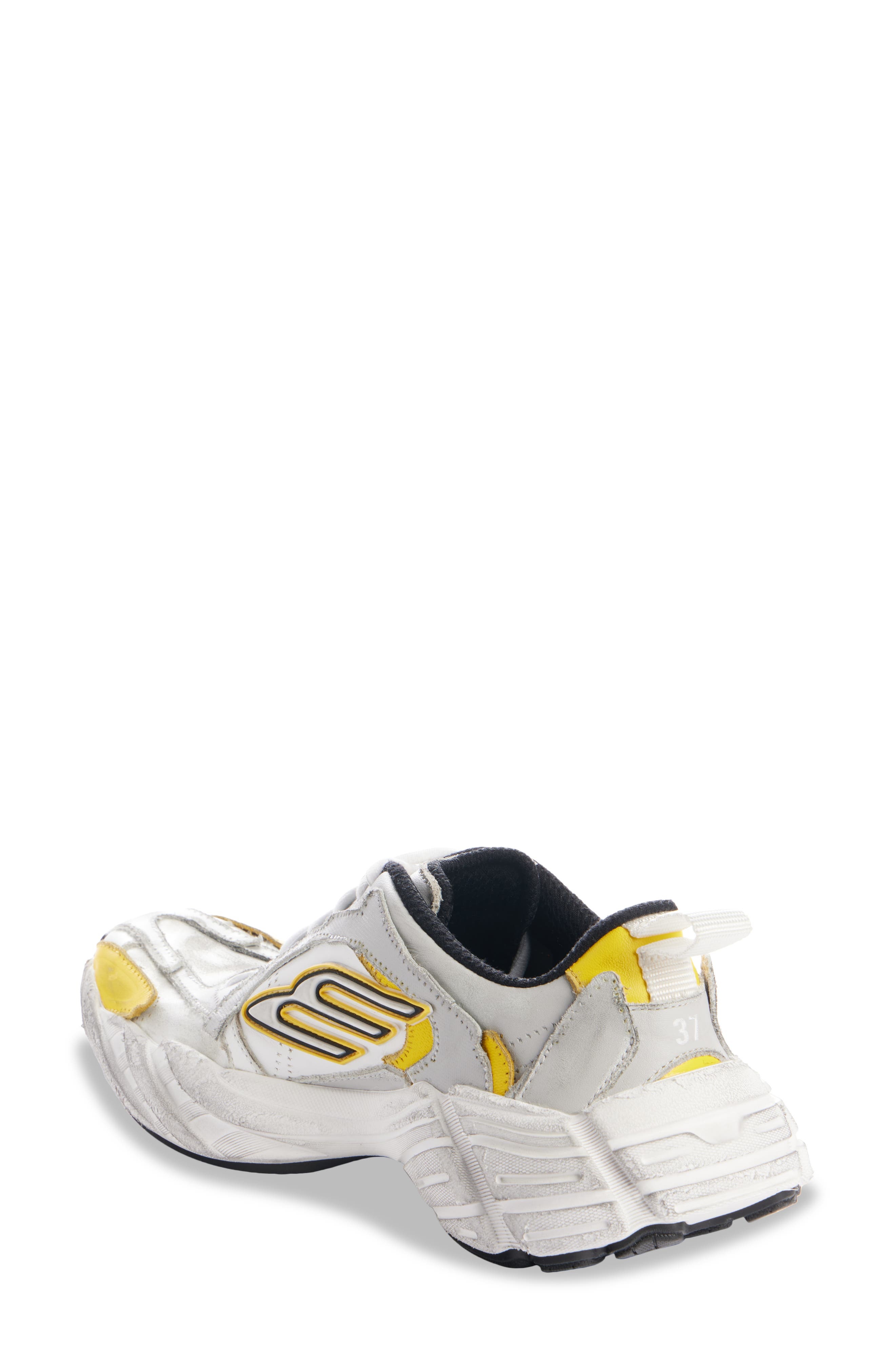 Balenciaga Monday 3B Logo Low Top Sneaker in 1971 Light Grey/Multi at Nordstrom - 2