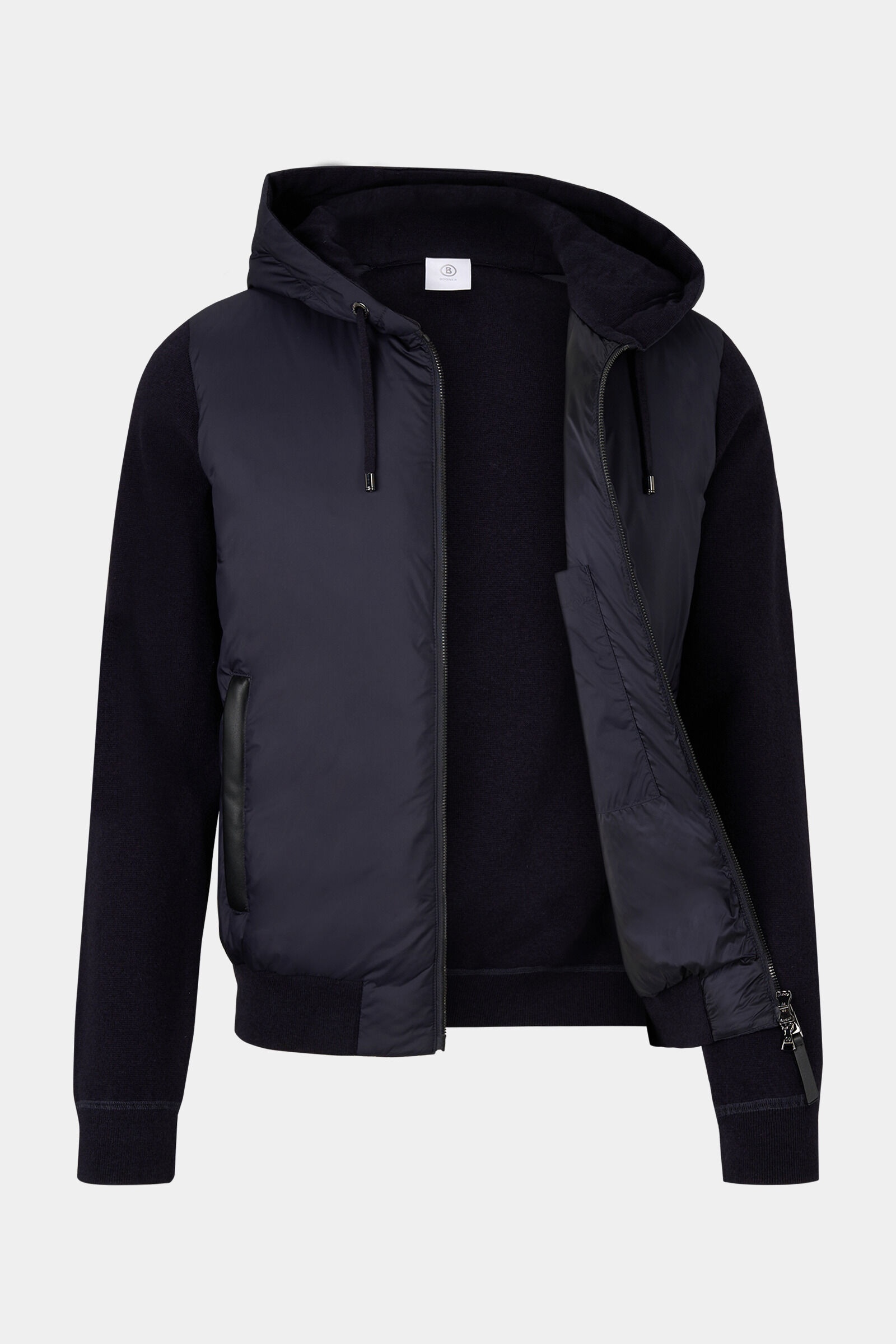 Lirem Hybrid knit jacket in Navy blue - 7