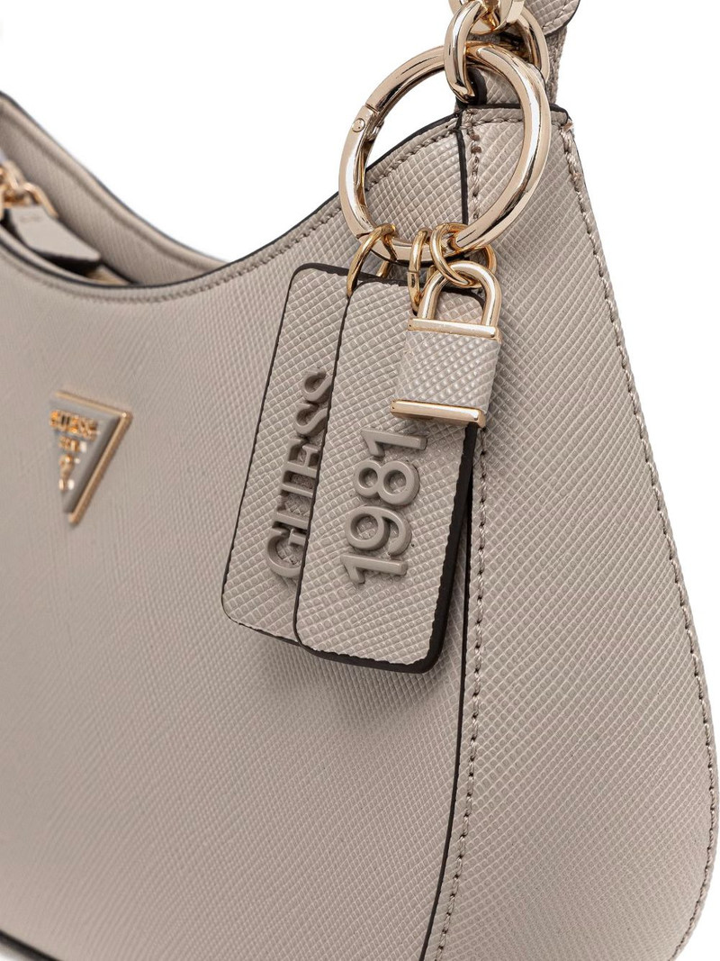 Noelle logo charm shoulder bag 4