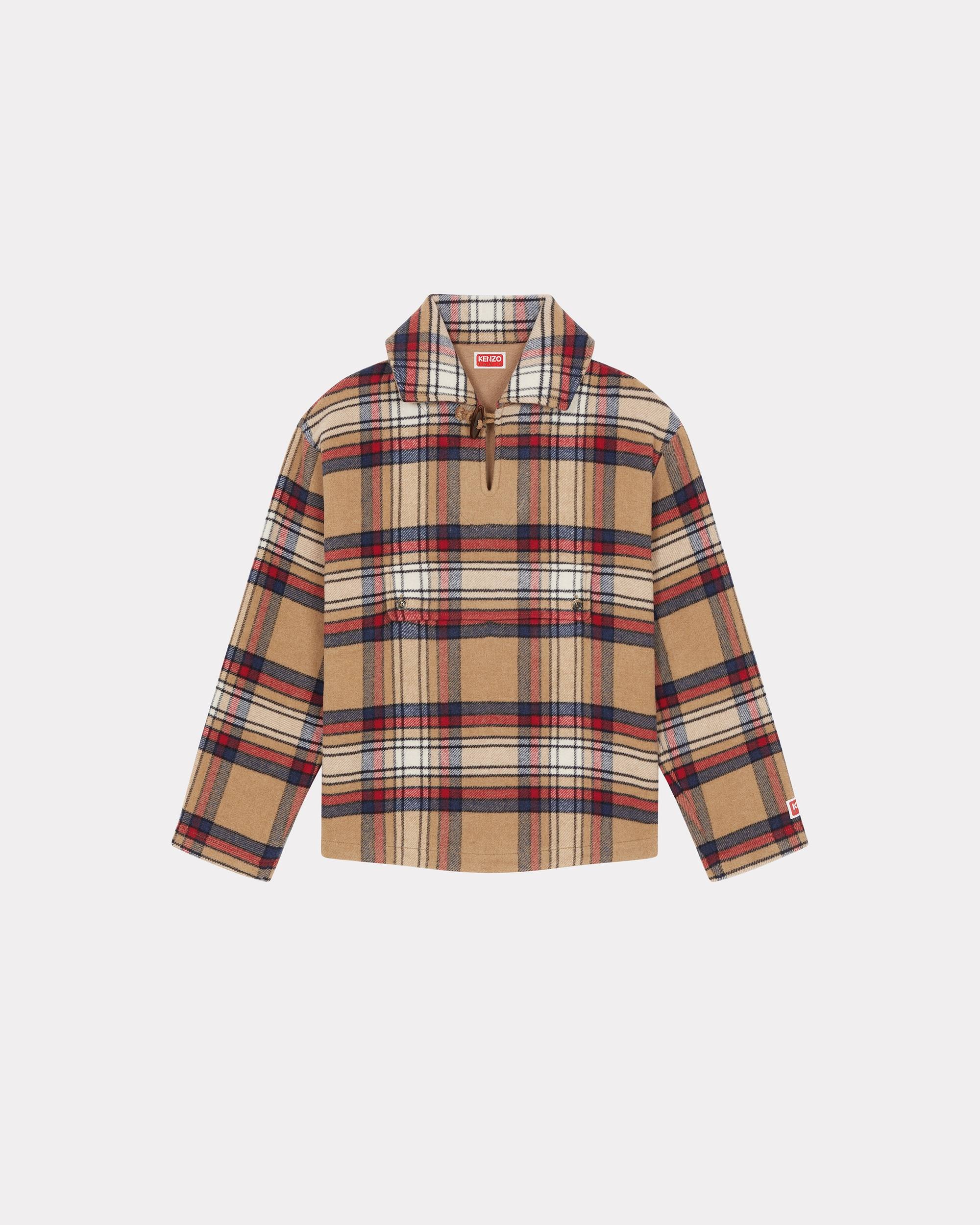 Checked wool shirt - 1