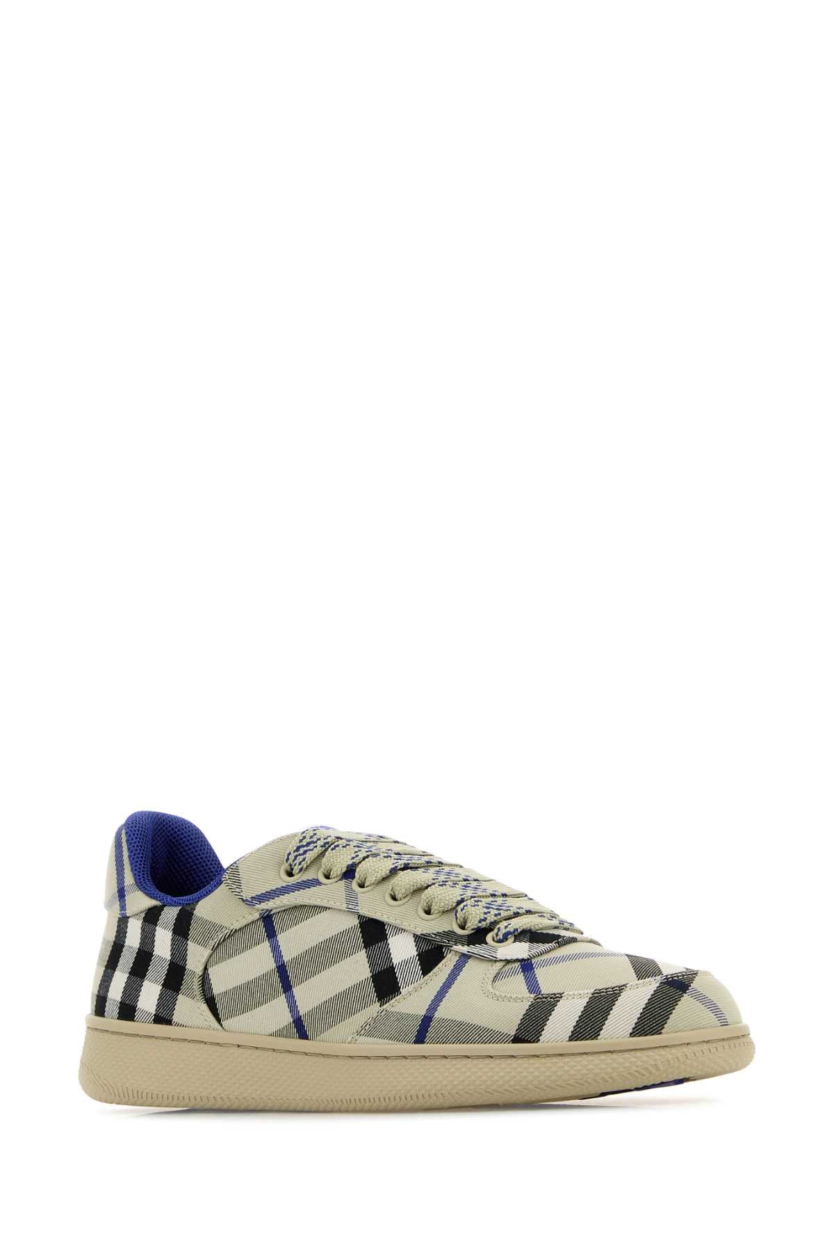 Burberry Women Embroidered Canvas Terrace Sneakers - 2