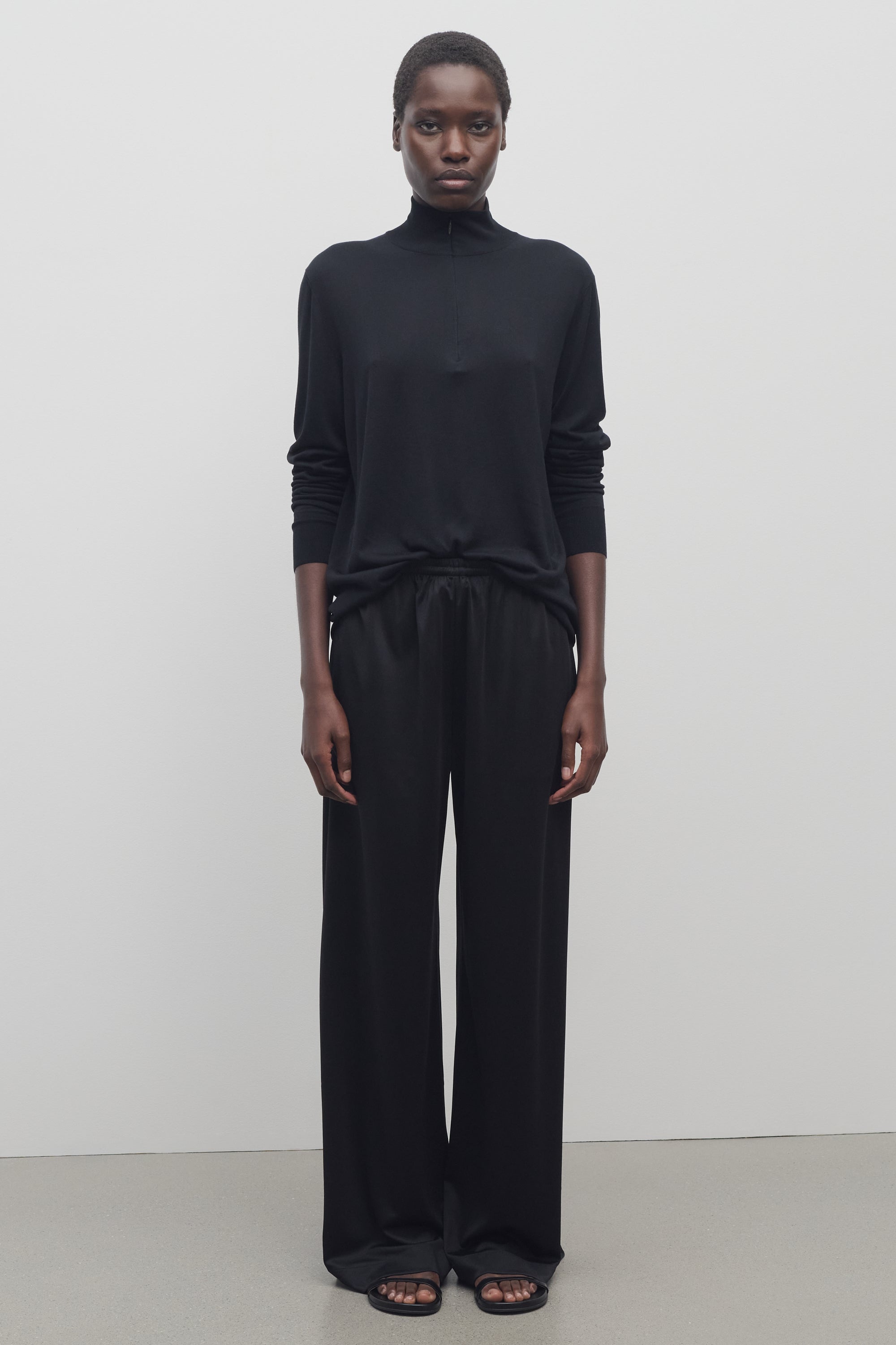 Bellana Pant in Silk and Viscose - 3