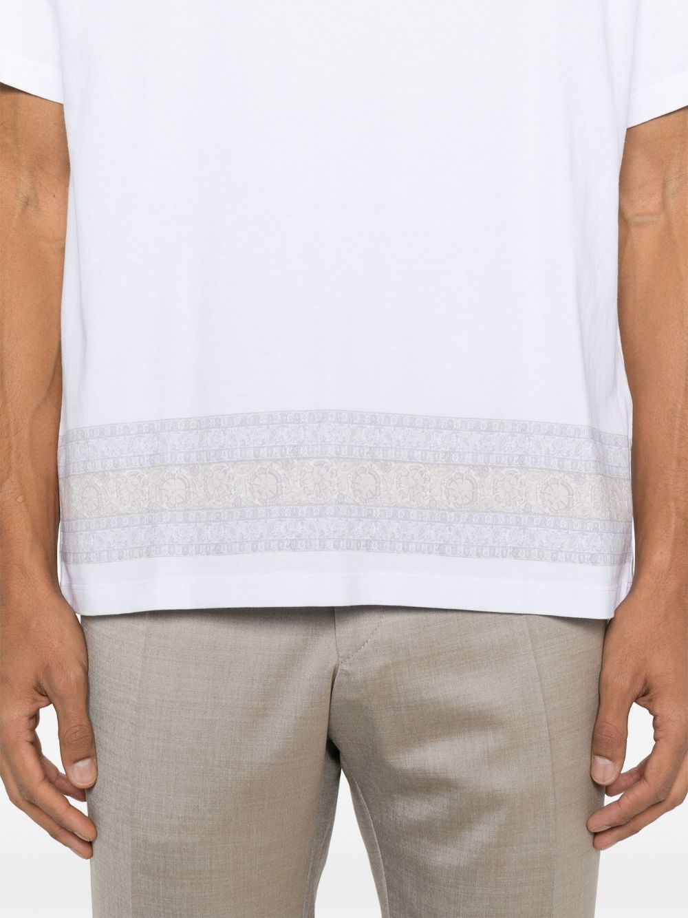 paisley-print T-shirt - 4