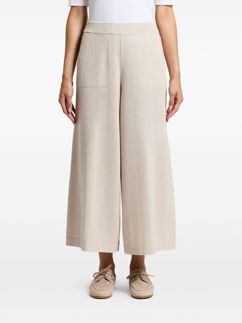 lurex-detail trousers 1