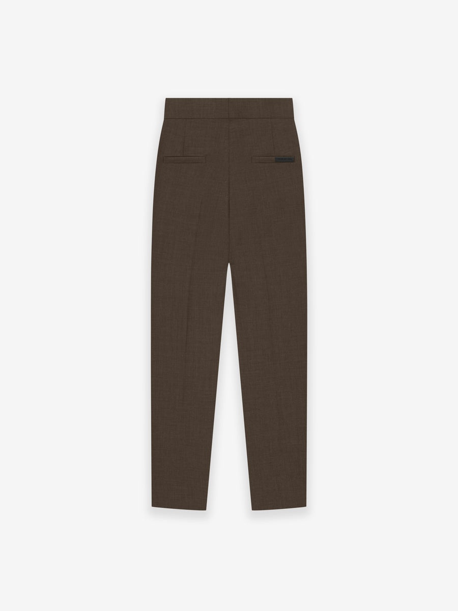Wool Canvas Tapered Trouser - 2