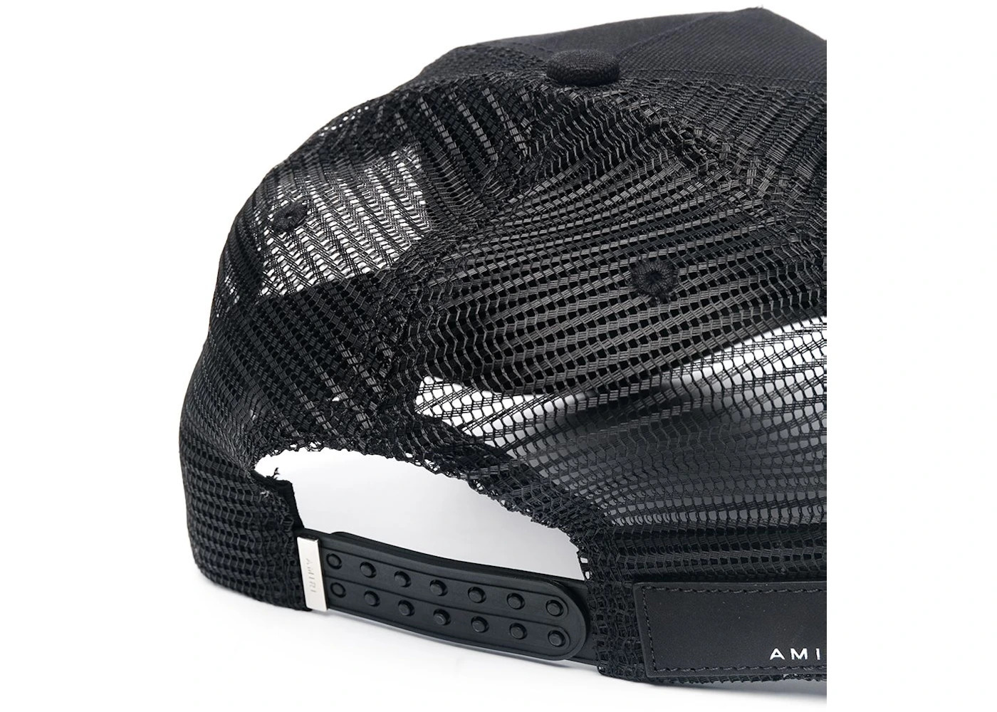 AMIRI Logo Trucker Hat Black/White - 2