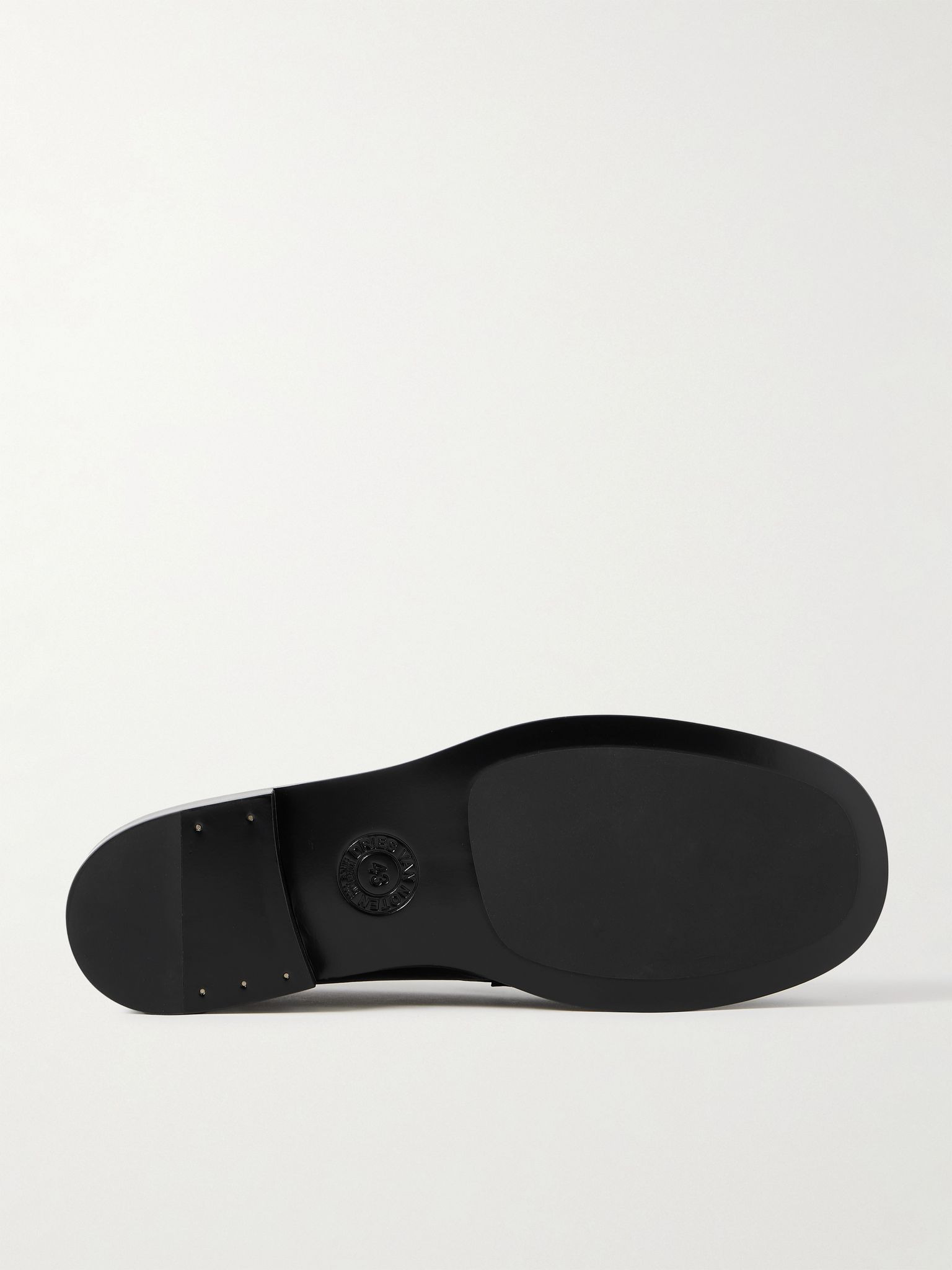Leather Loafers Black - 3