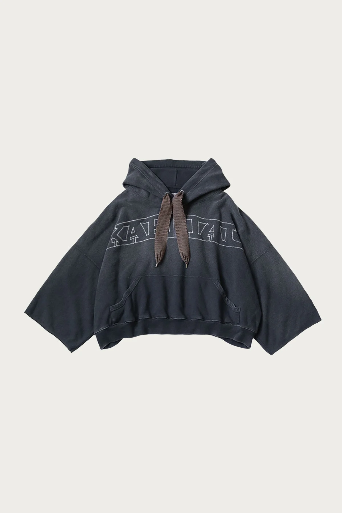 SWT Knit DEVIL Hoodie (KAPITAL Embroidery) - Black - 1