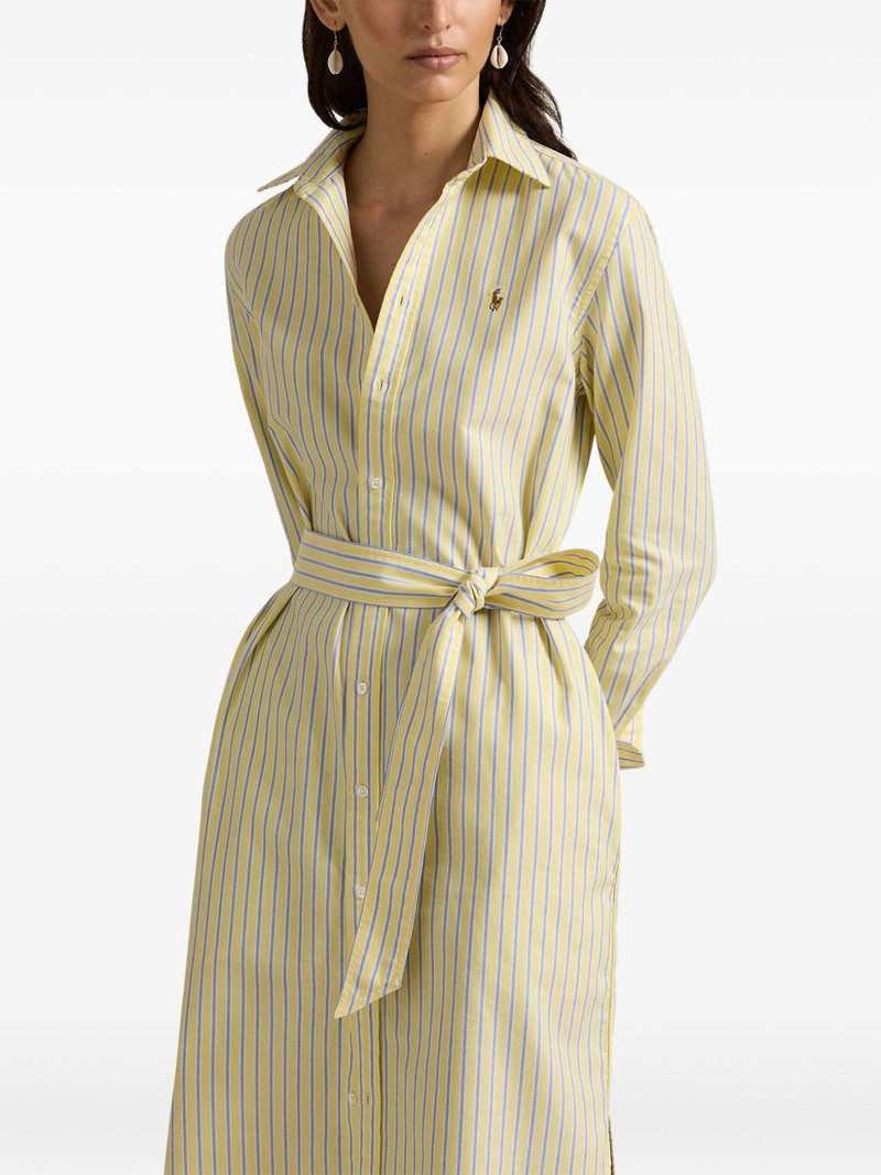 striped belted shirt dress 4