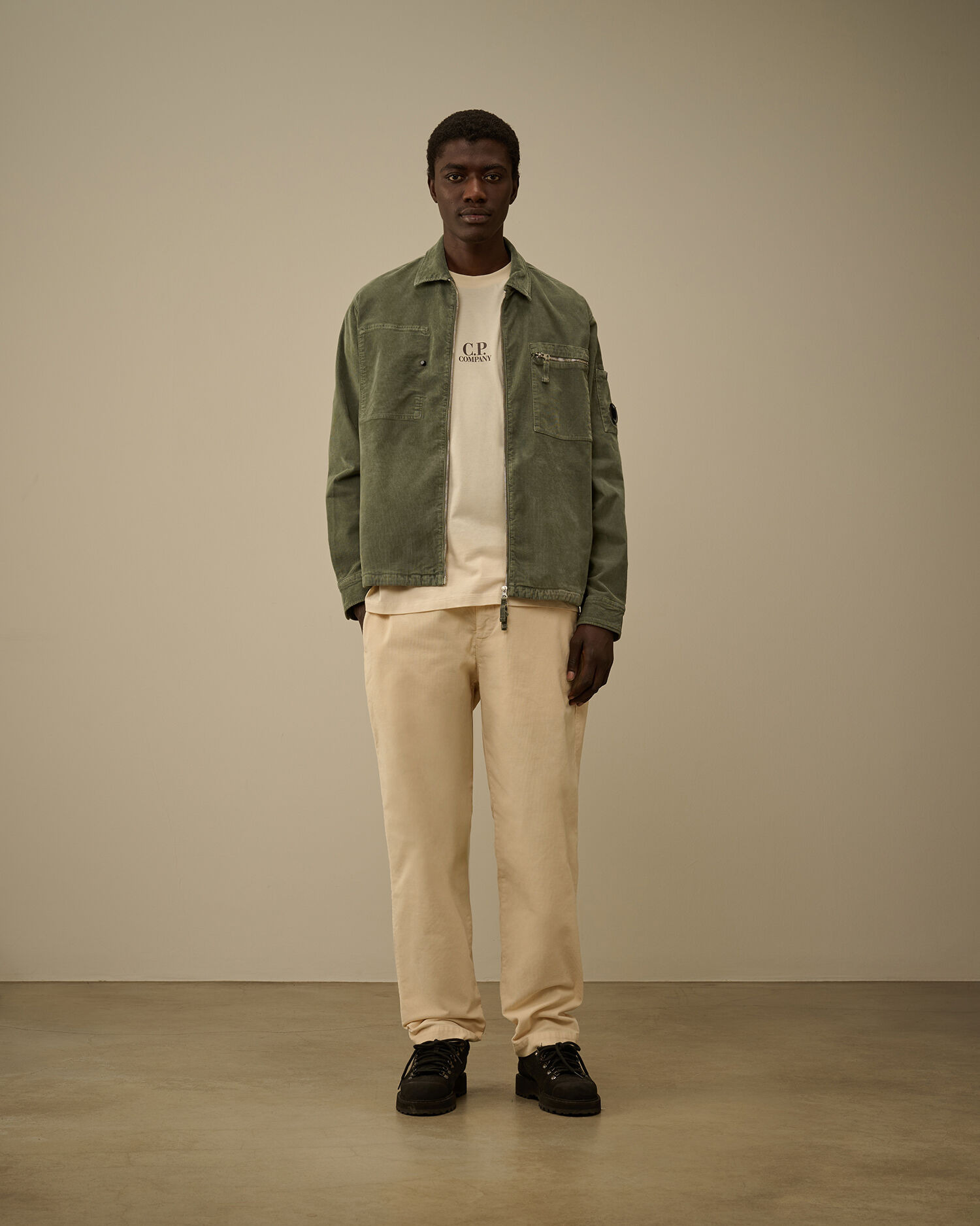 Corduroy Loose Chino Pants - 2