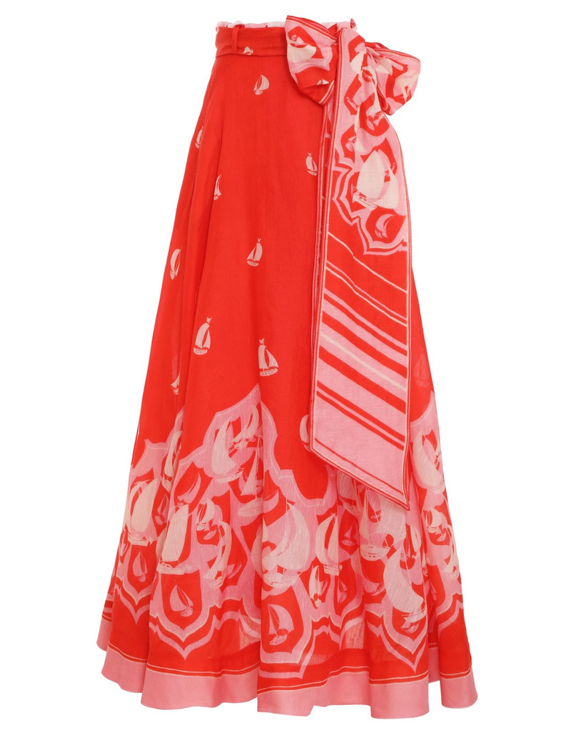 HIGH TIDE EYELET MAXI SKIRT 1