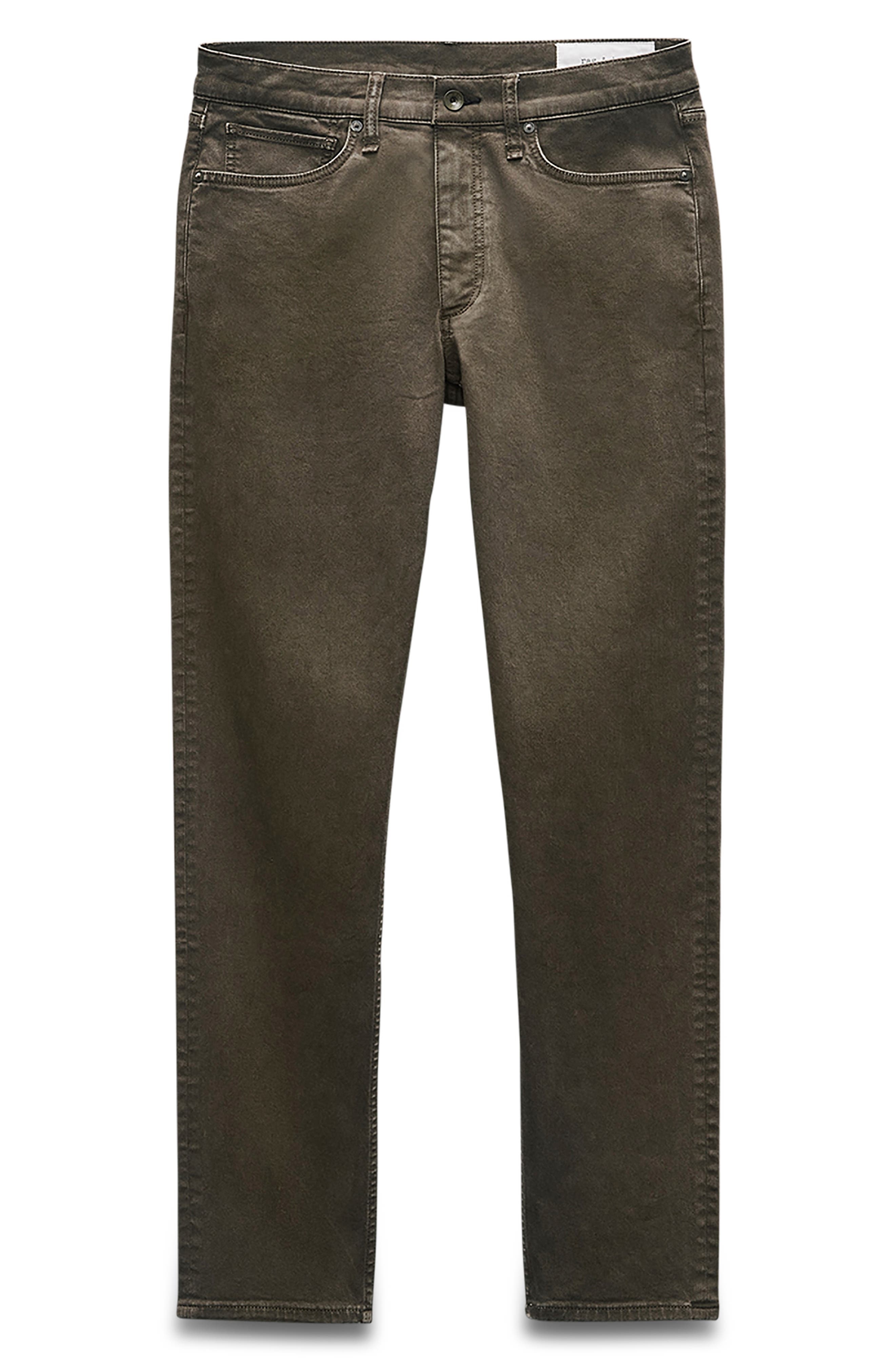 rag & bone Fit 2 Authentic Stretch Slim Fit Jeans in Forest at Nordstrom - 5