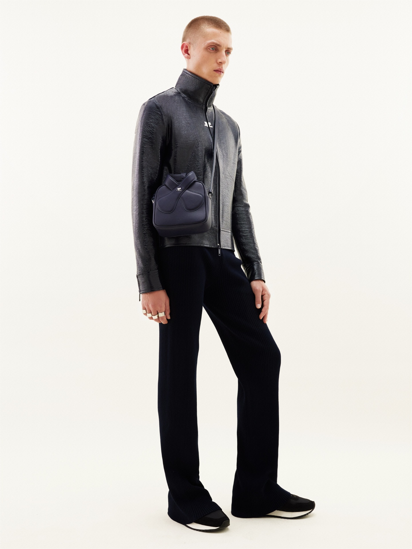 BI-MATERIAL JACKET - 3