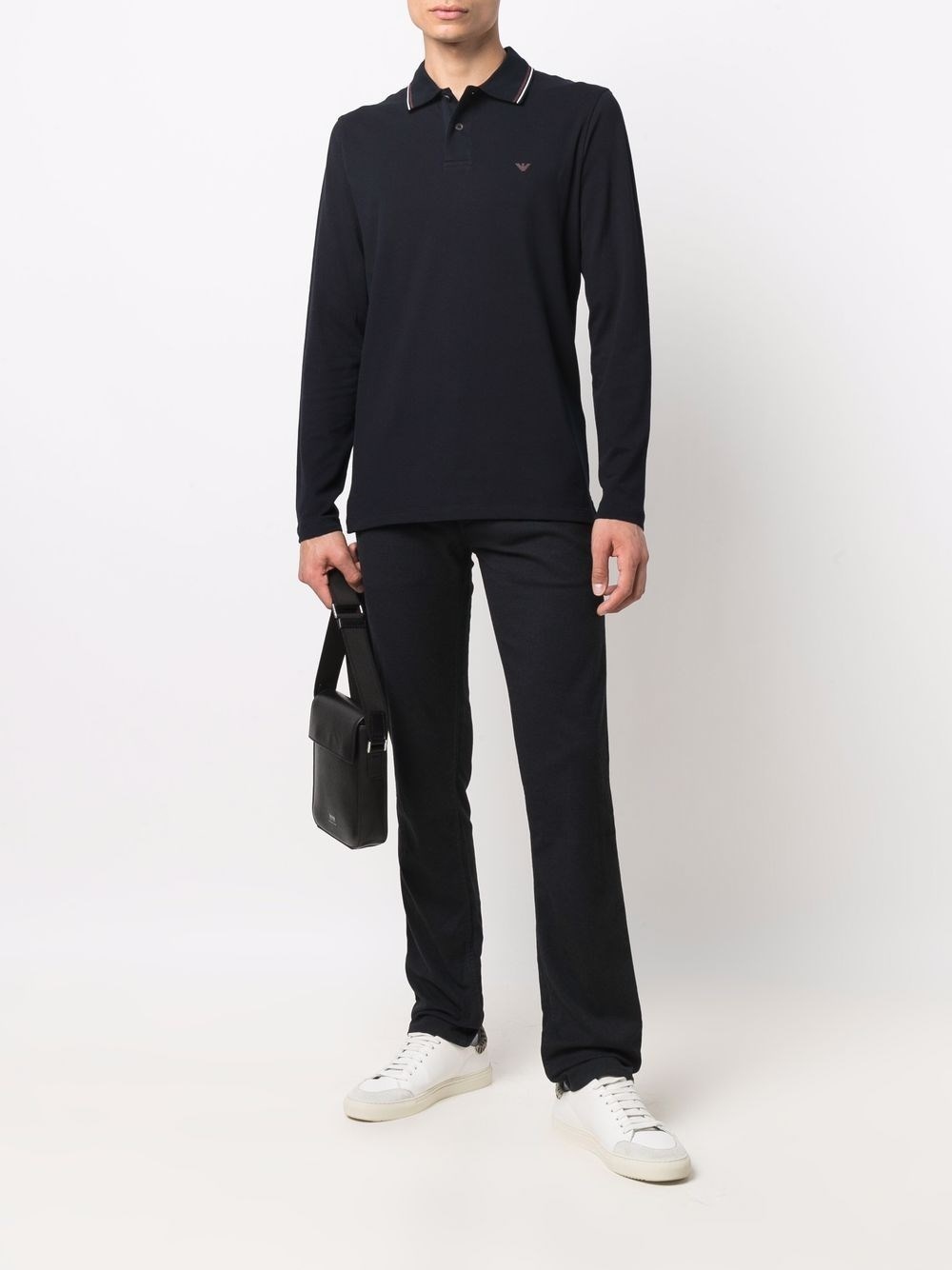 Logo cotton polo shirt - 3