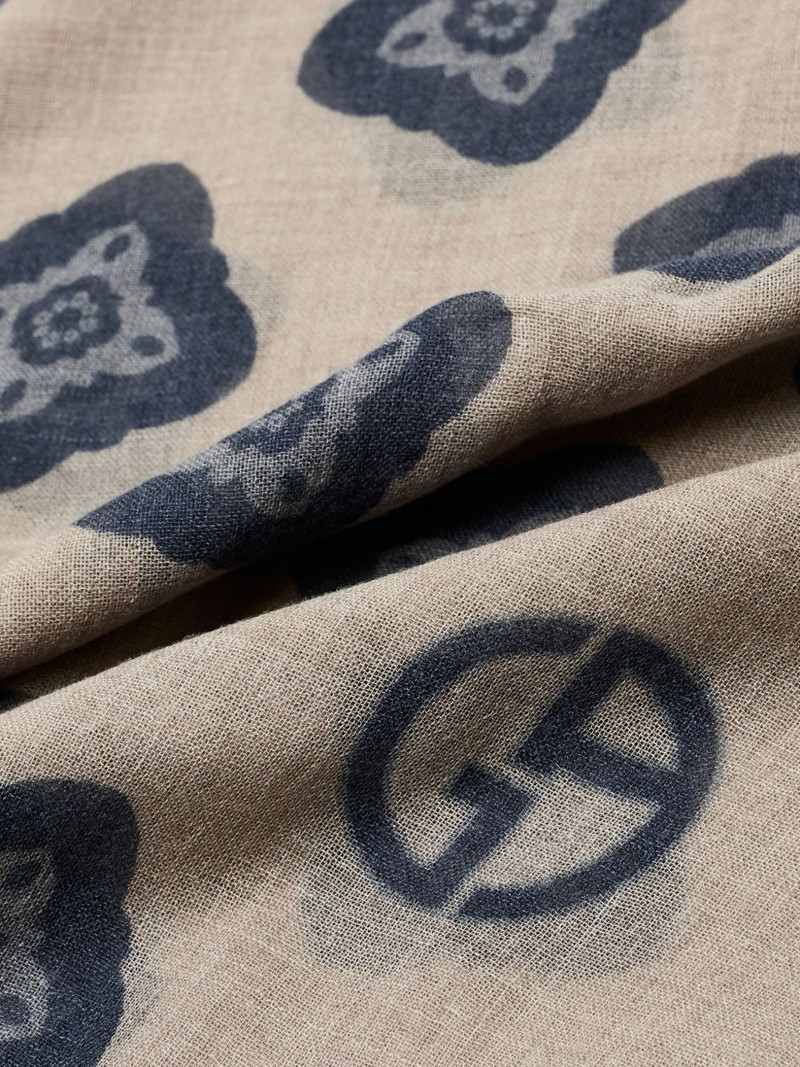 GIORGIO ARMANI floral-pattern scarf outlook