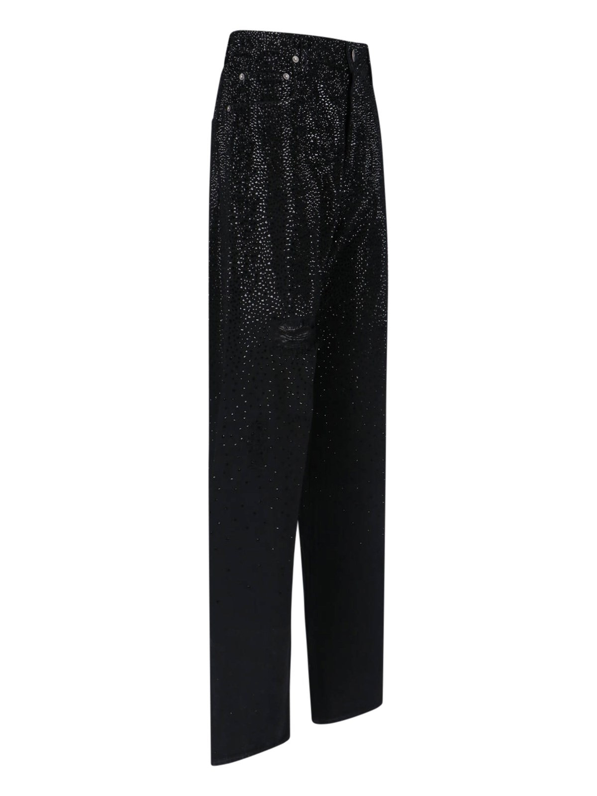 STRAIGHT JEANS WITH RHINESTONES - 3
