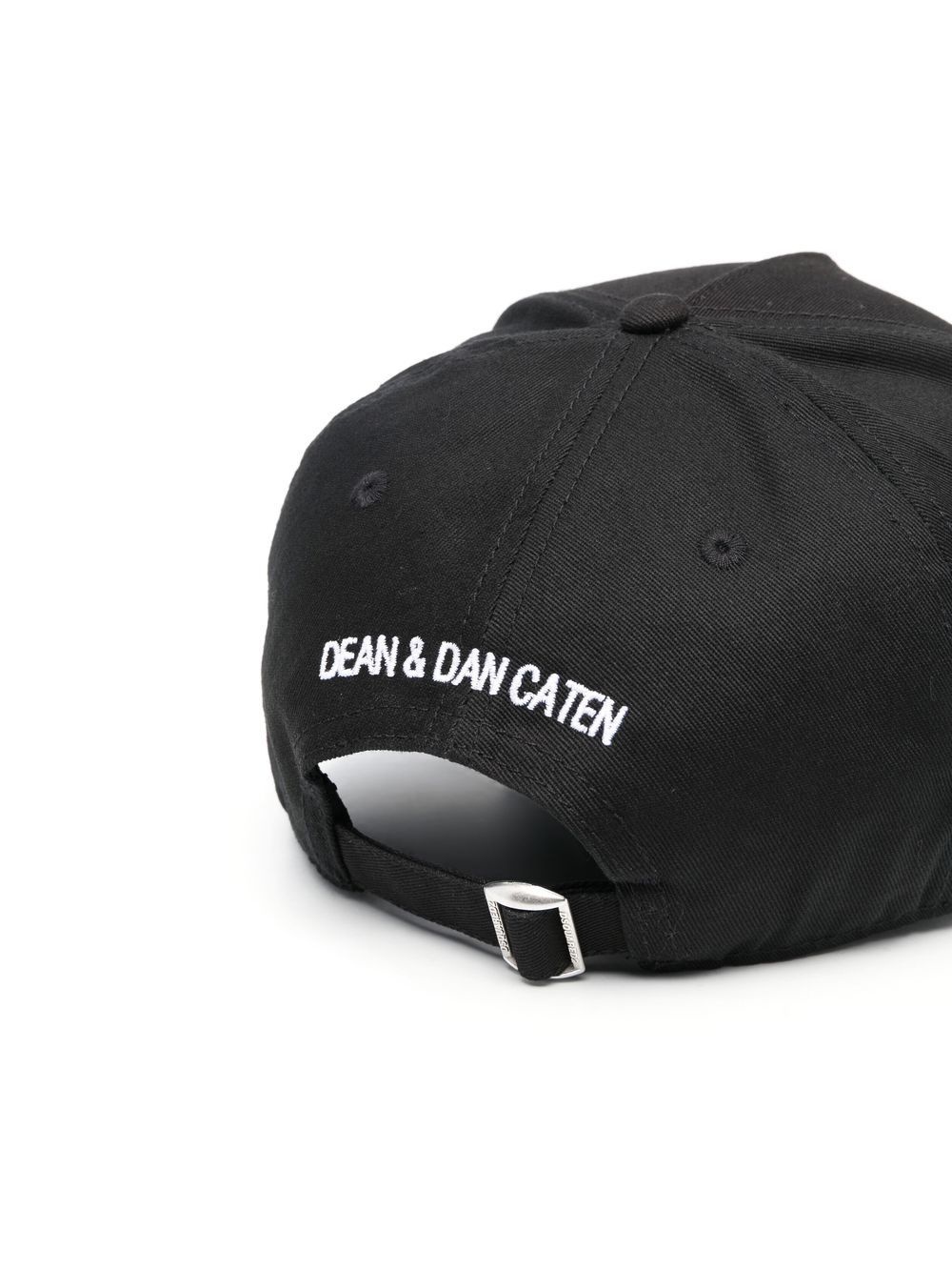 Icon-embroidered cotton baseball cap - 2