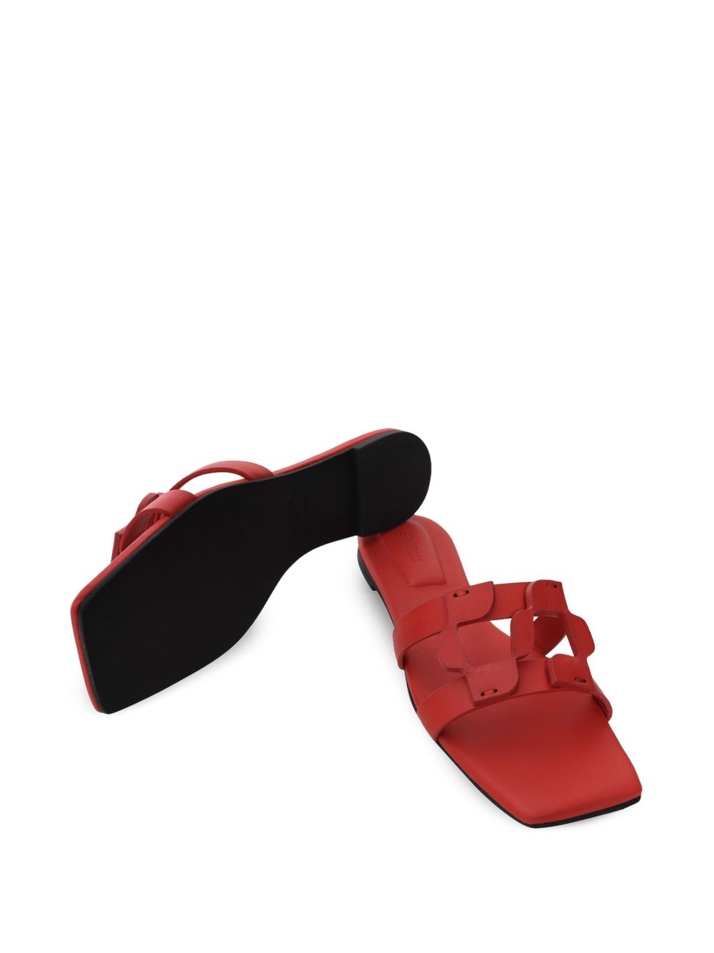 leather slides - 5