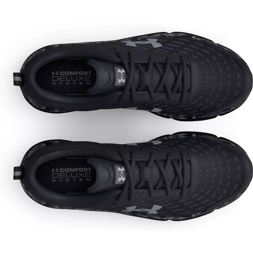 Charged Assert 10 Camo "Black / Pitch Gray" Men's Running Shoe - 4