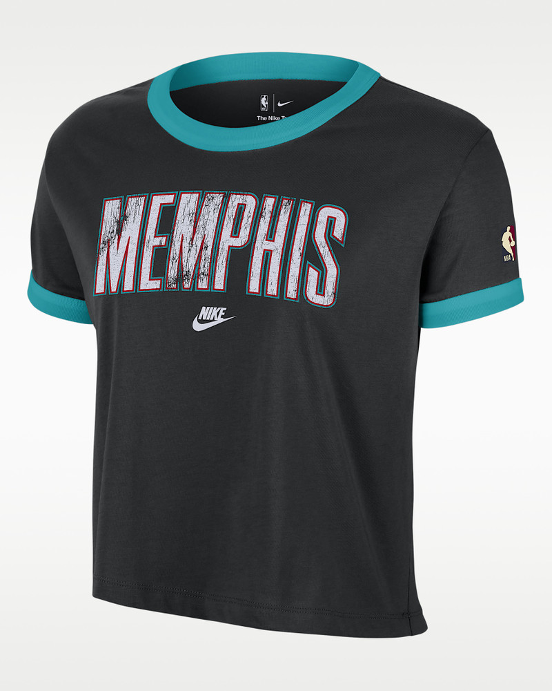 Memphis Grizzlies Essential Hardwood Classics Women's Nike NBA T-Shirt 1