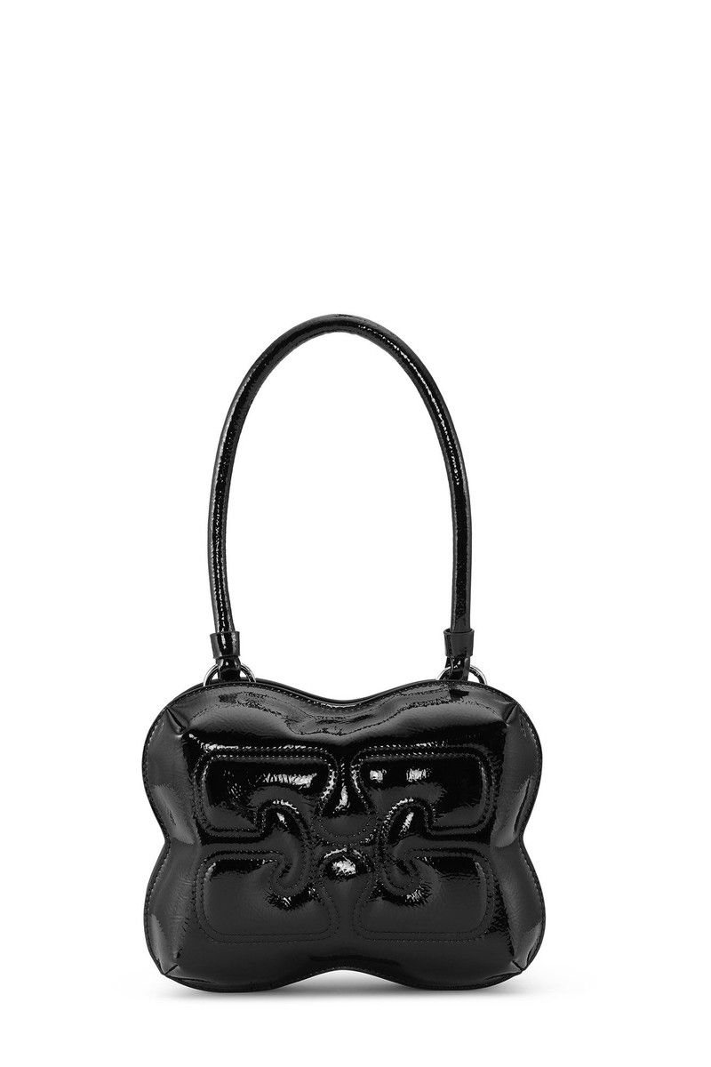 BLACK PATENT BUTTERFLY 가방 1