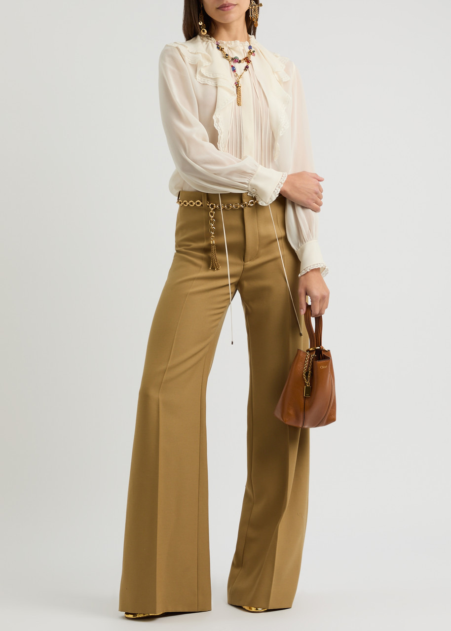 Chloe Ruffled Silk-chiffon Blouse - 4