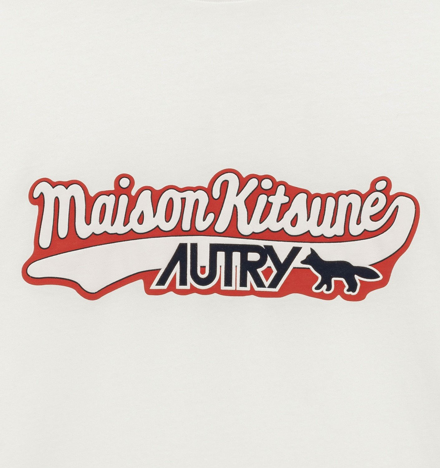 UNISEX AUTRY LOGO 'MAISON KITSUNÉ' T-SHIRT - 8