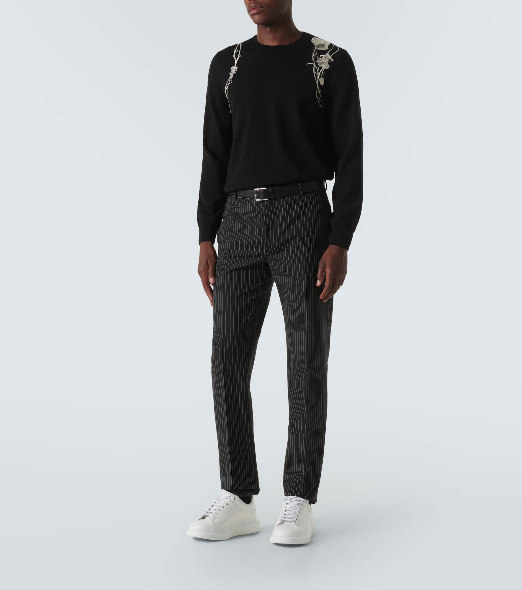 Oversized leather sneakers - 2