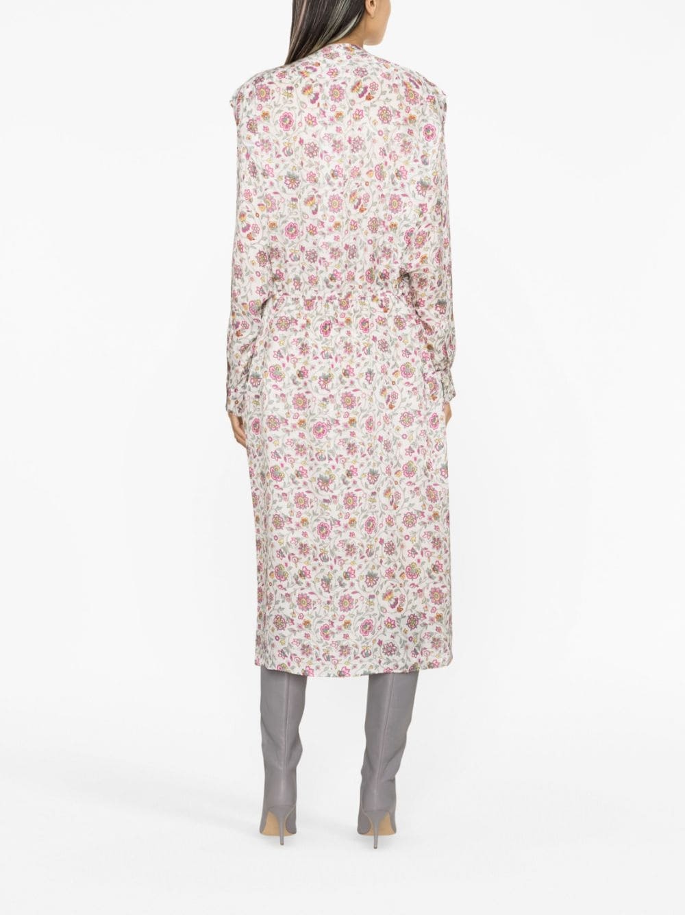 Leidy floral-print shirtdress - 3