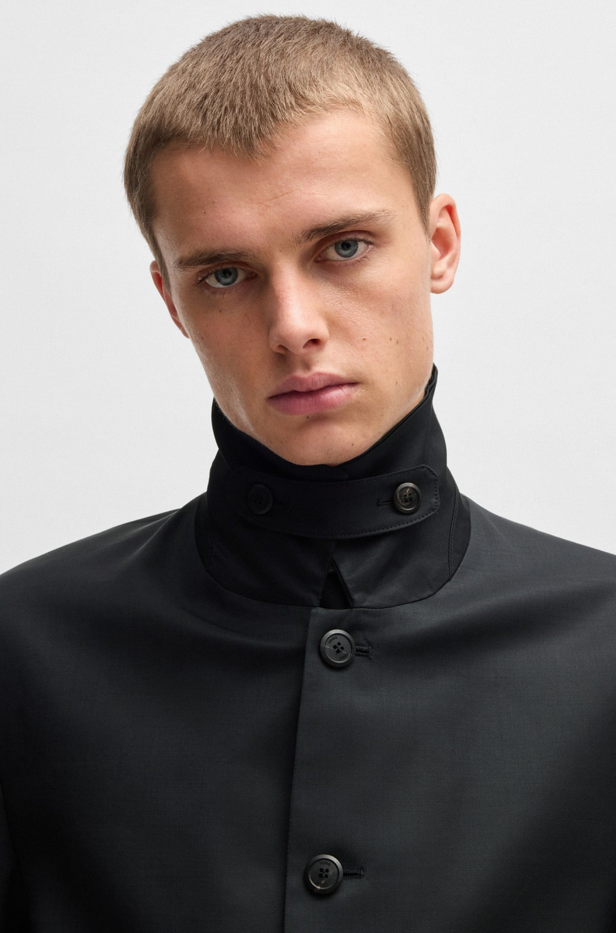 HUGO FORWARD JACKET IN WOOL-BLEND TWILL - 5