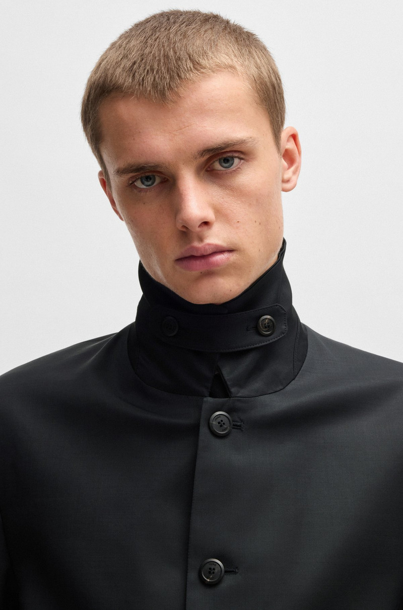 HUGO FORWARD JACKET IN WOOL-BLEND TWILL 5