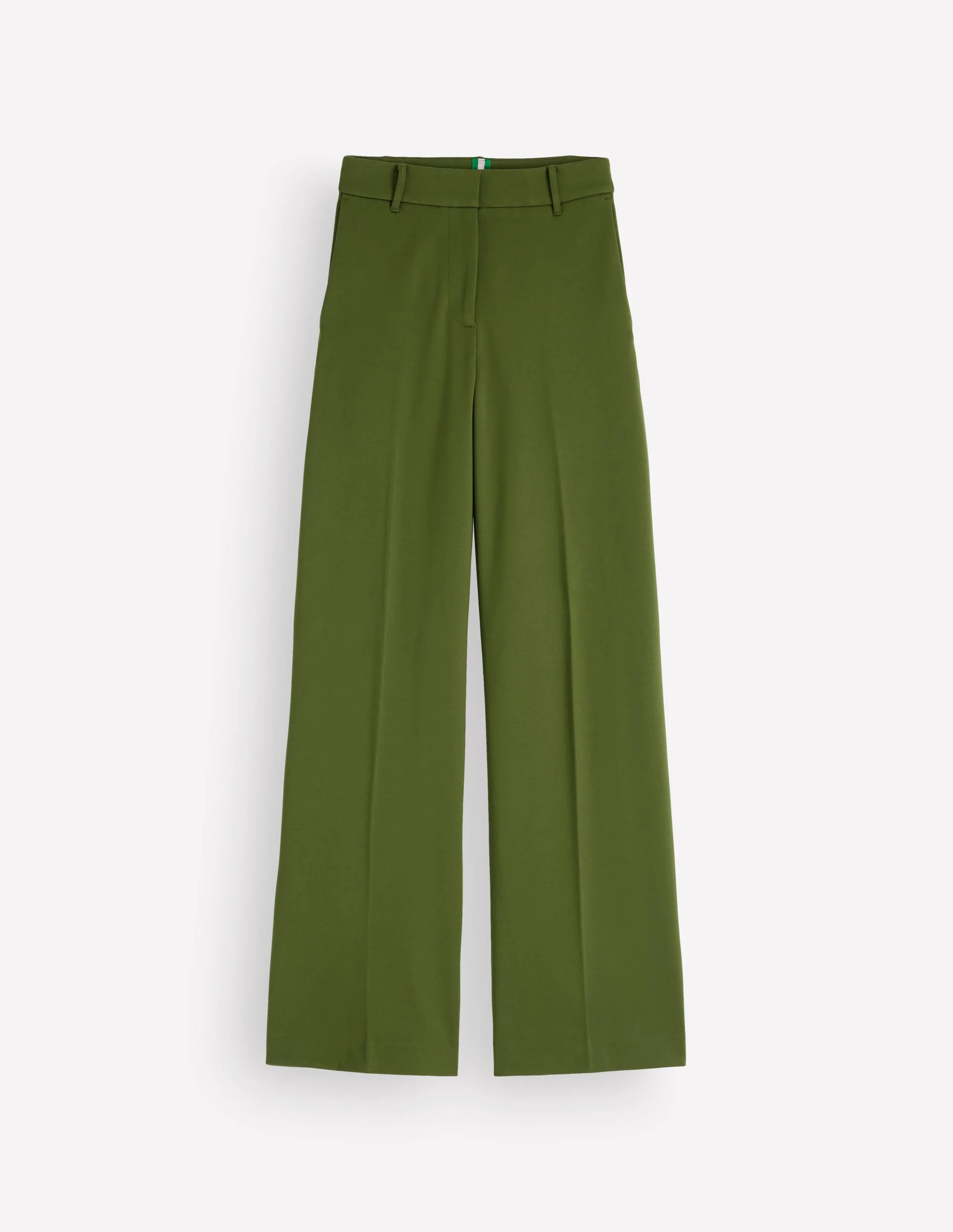 Belgravia Ponte Pants-Forest Green - 1