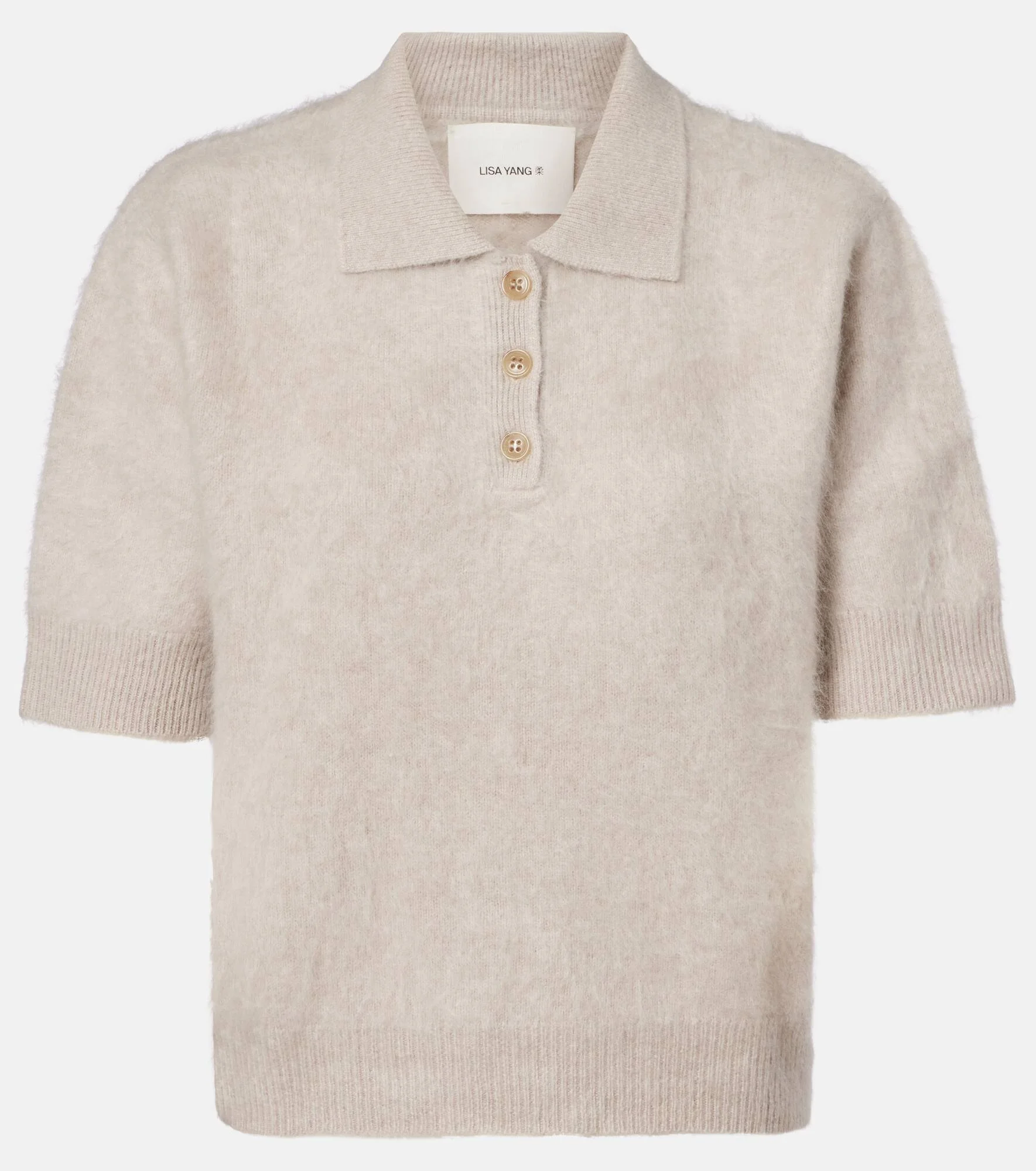 Carolyn cashmere polo sweater - 1