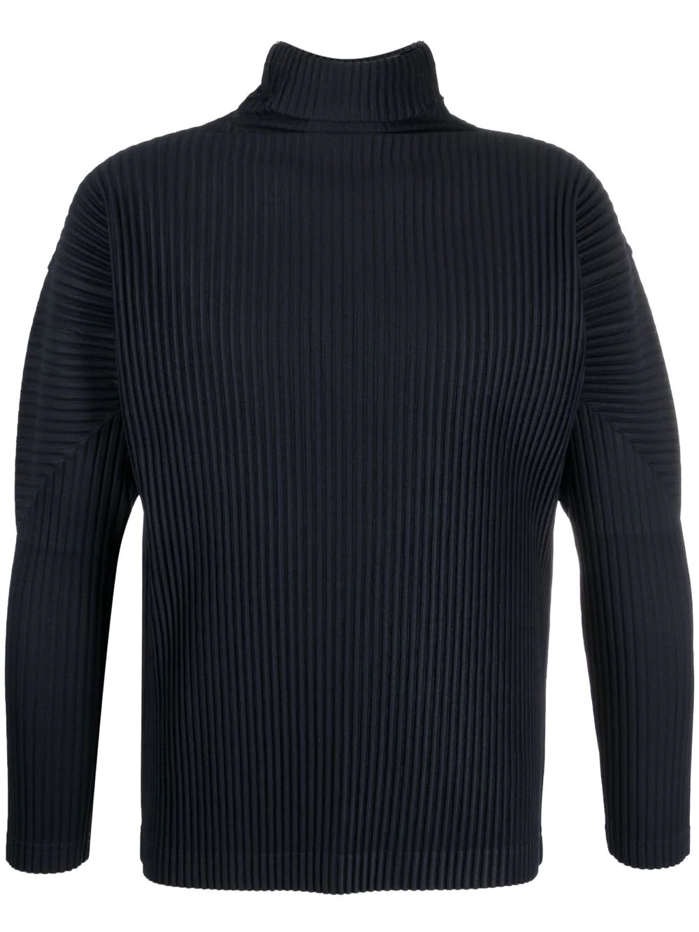 ribbed high neck jumper - 1