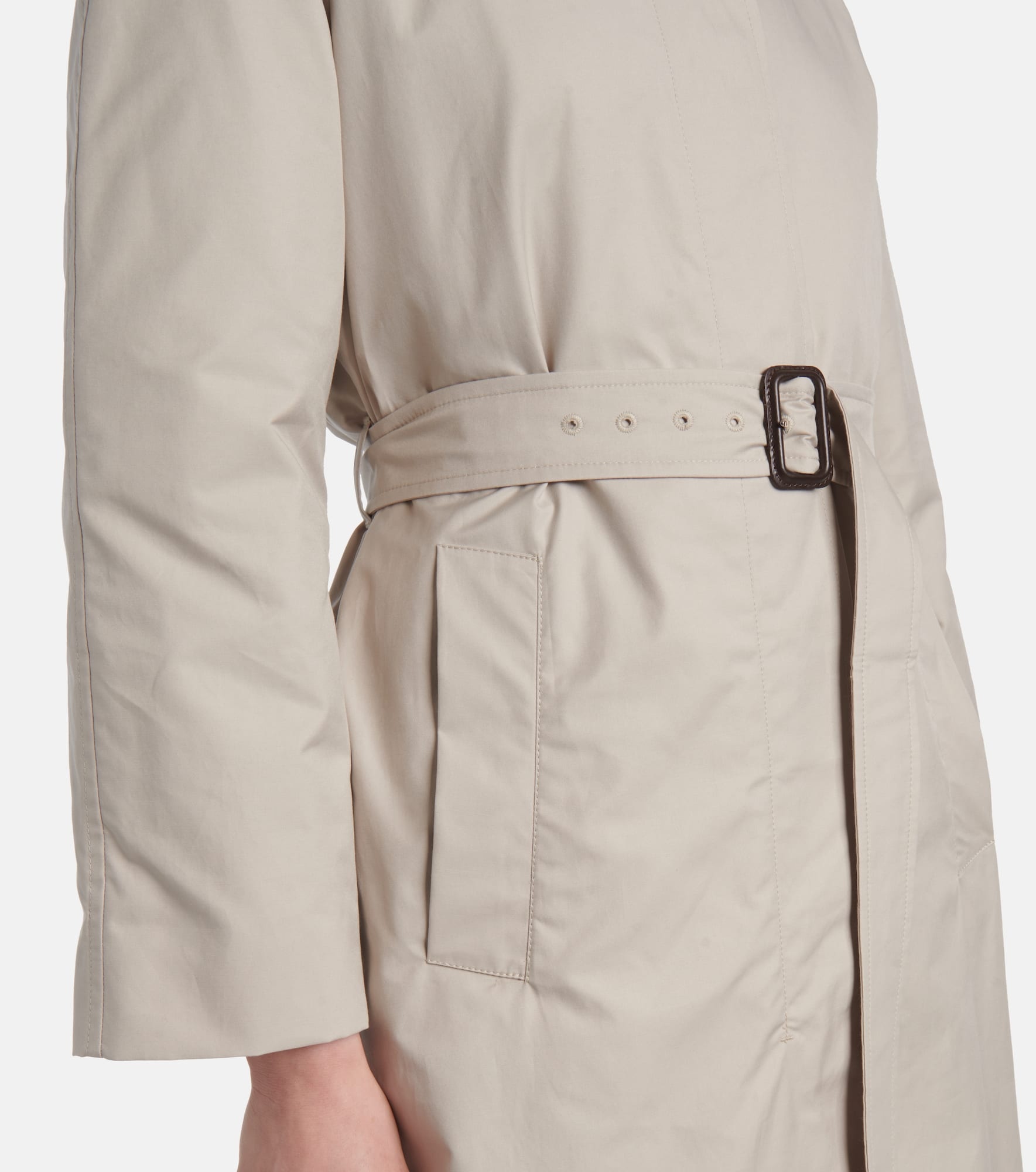 The Cube Orleans belted twill coat - 5