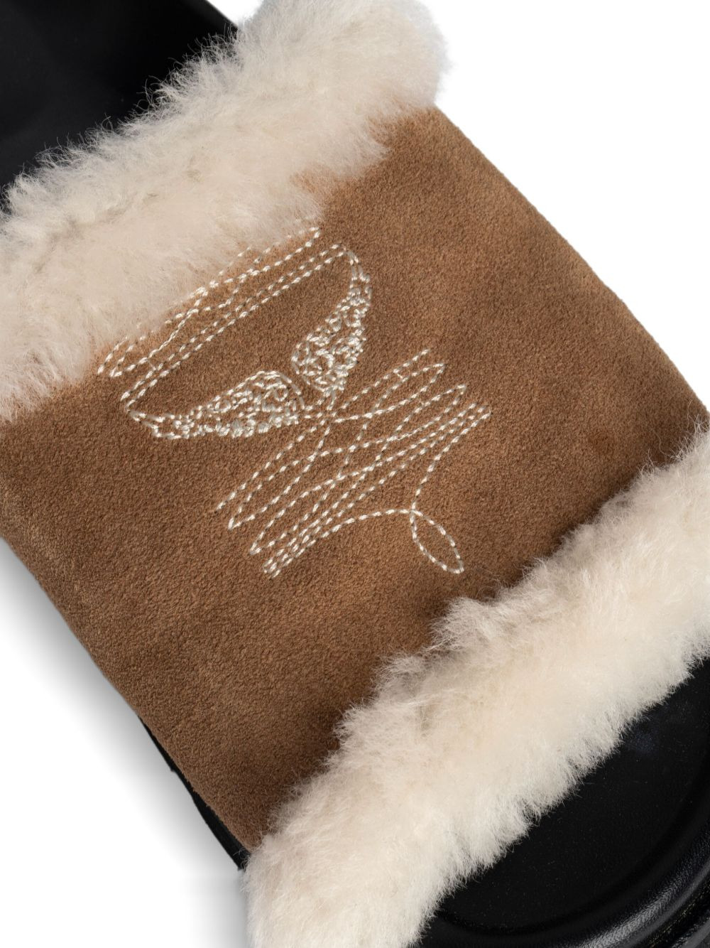 embroidered sandals - 5
