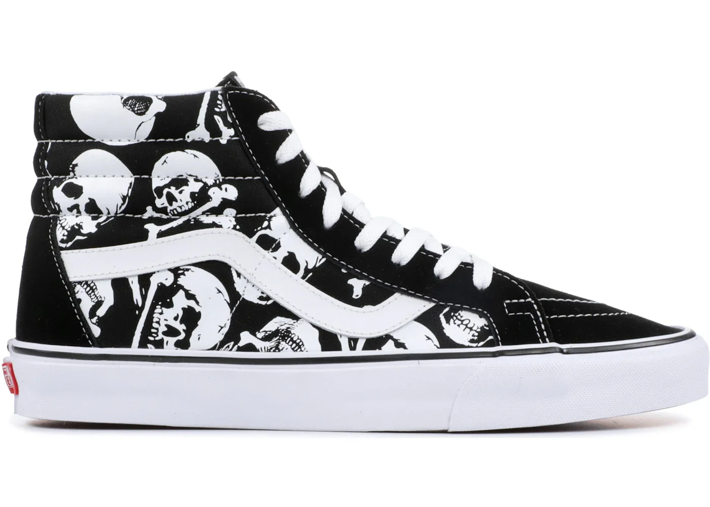 Vans Sk8-Hi Skulls Black White (2018) - 1