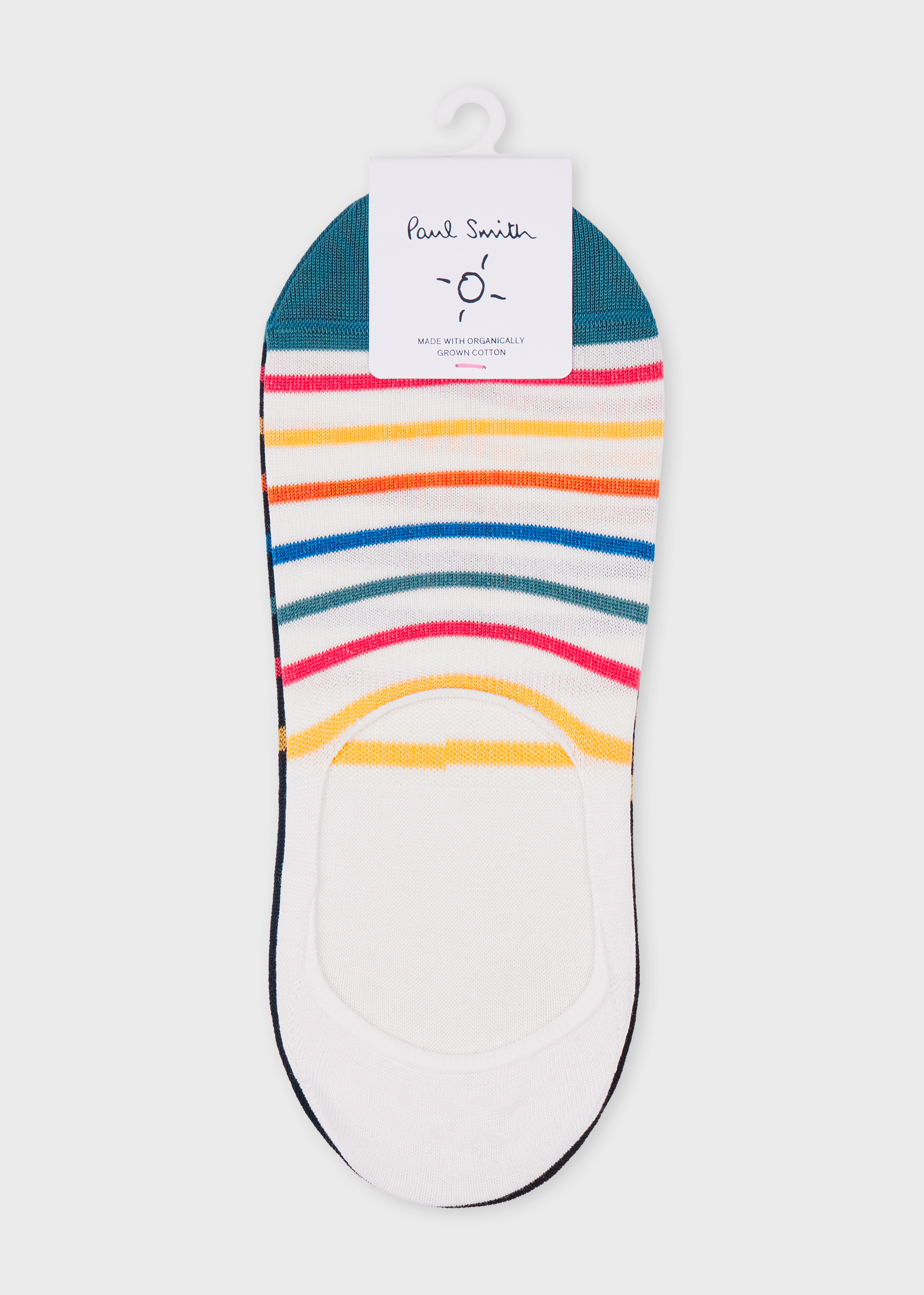 Multicolour Stripe Loafer Socks Three Pack - 6