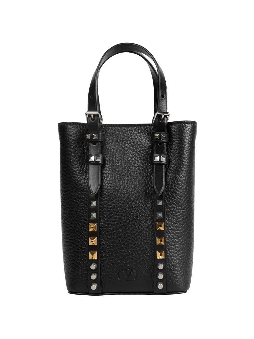 Valentino Garavani Men Rockstud Leather Mini Bag - 1