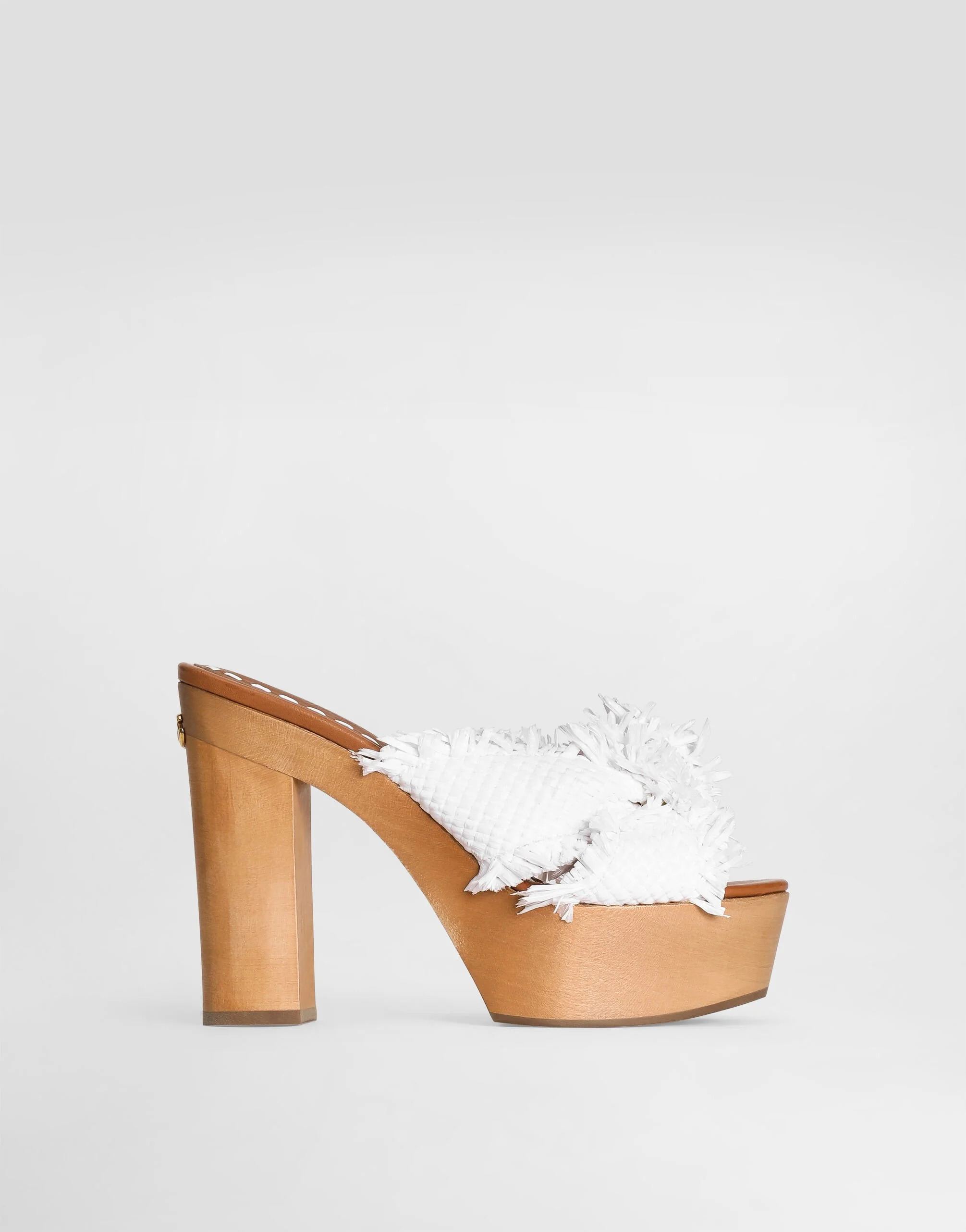 Raffia wedge sandals - 1