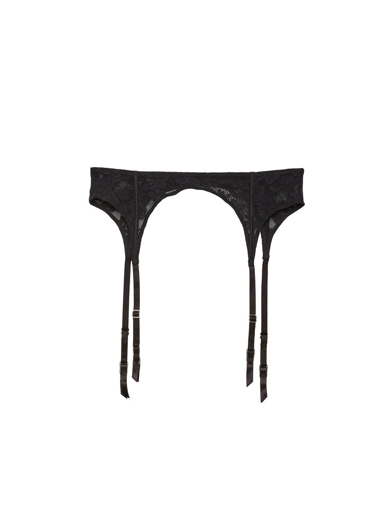Le Stretch Lace Garter Belt 3