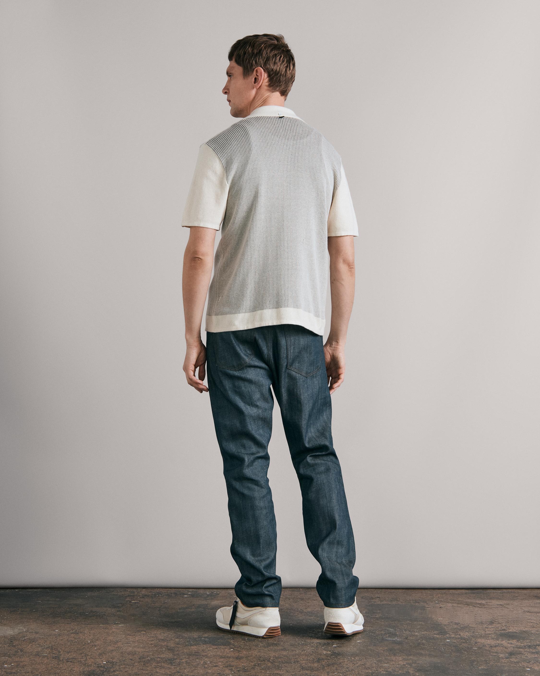 Harvey Cotton Knit Camp Shirt
Classic Fit Button Down - 5
