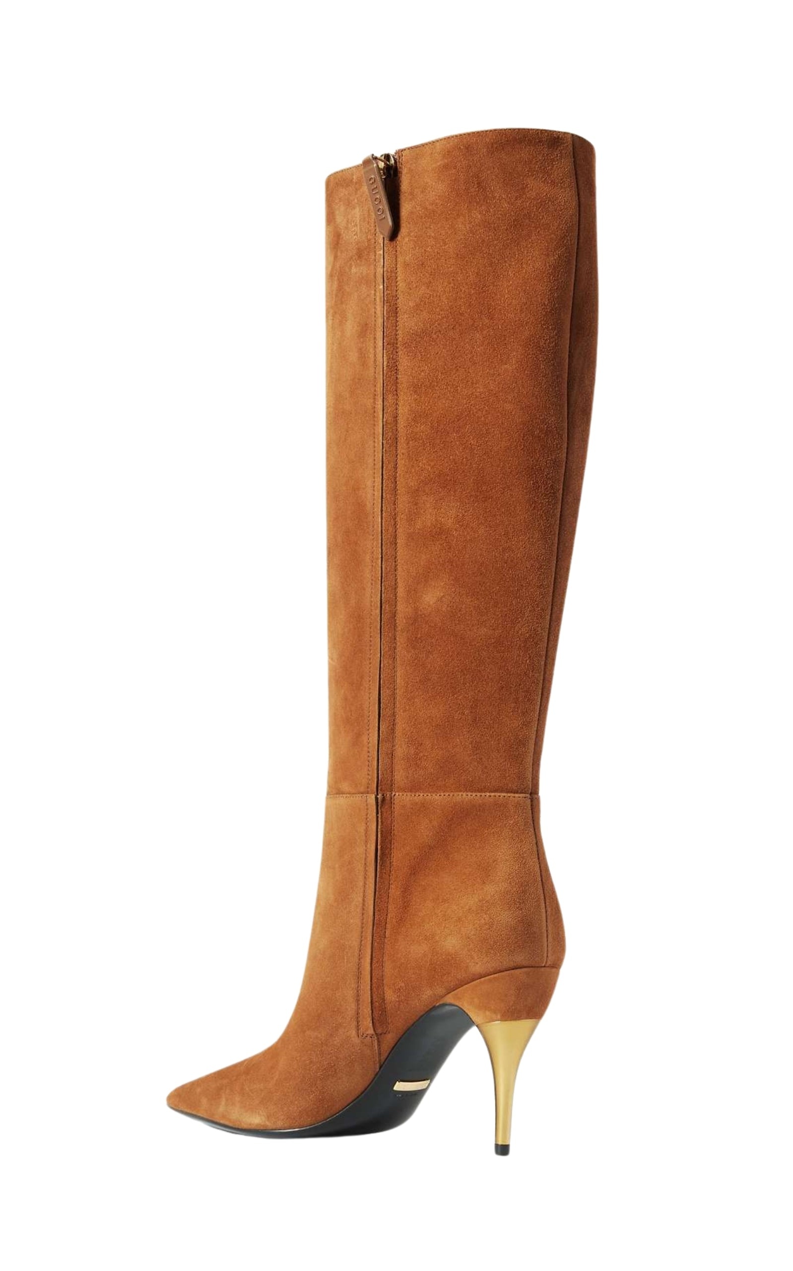 Priscilla 85 Suede Knee Boots - 3