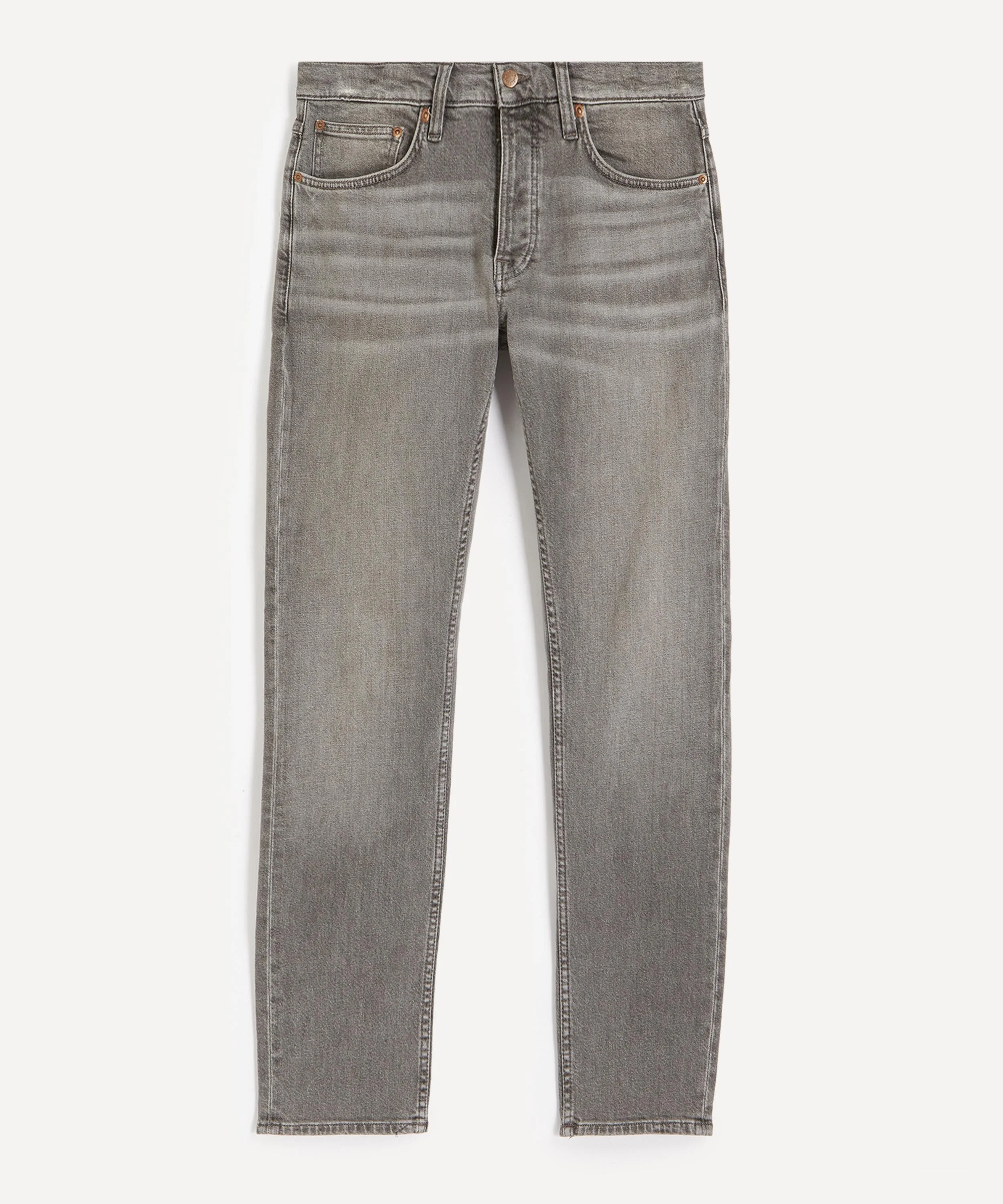 Solid Ollie Straight-Leg Jeans in Pale Ash - 1