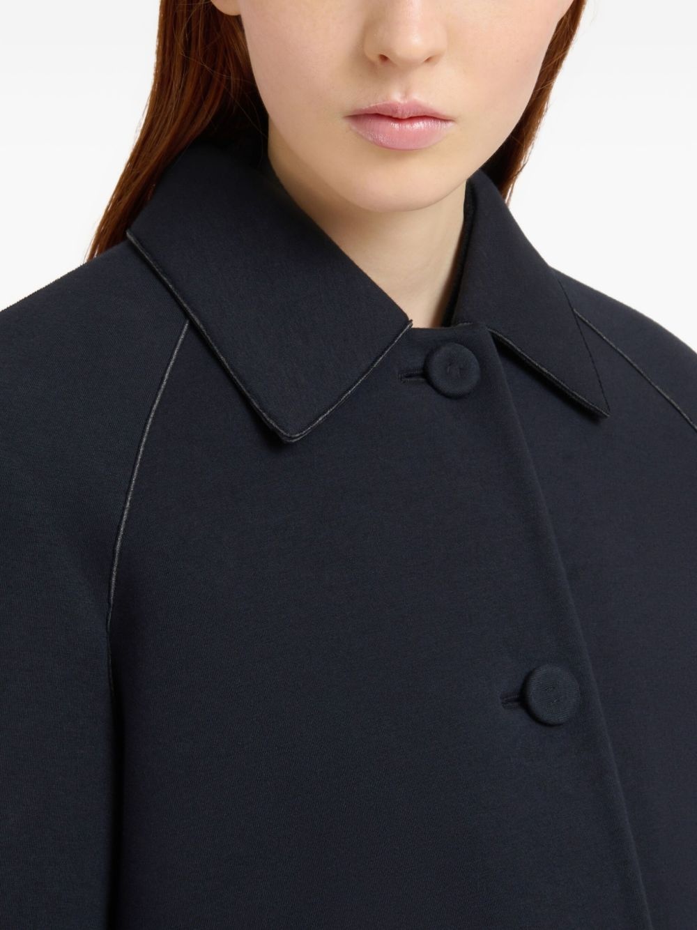 cropped button-up jacket - 6
