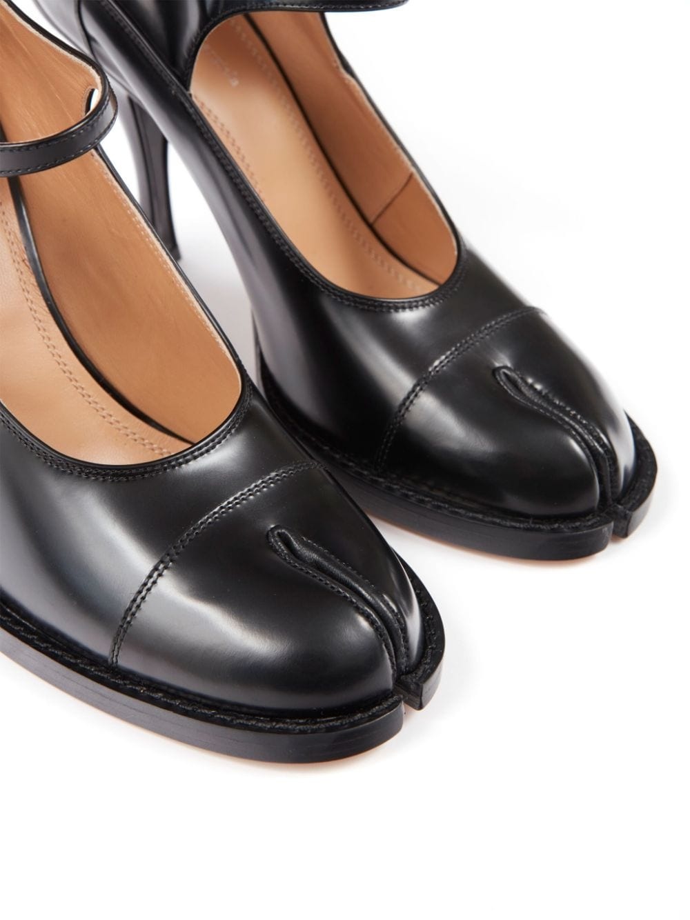 Bourgeoise 100mm leather pumps - 4