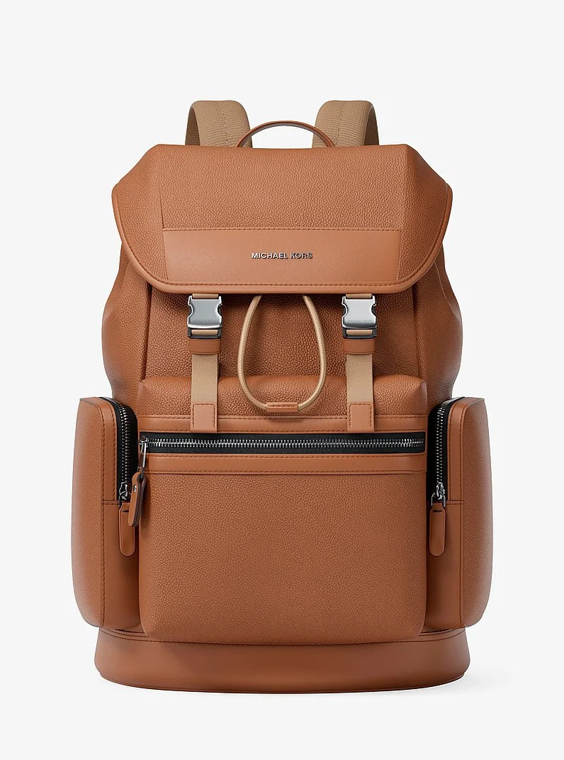 Jet Set Pebbled Leather Backpack - 1