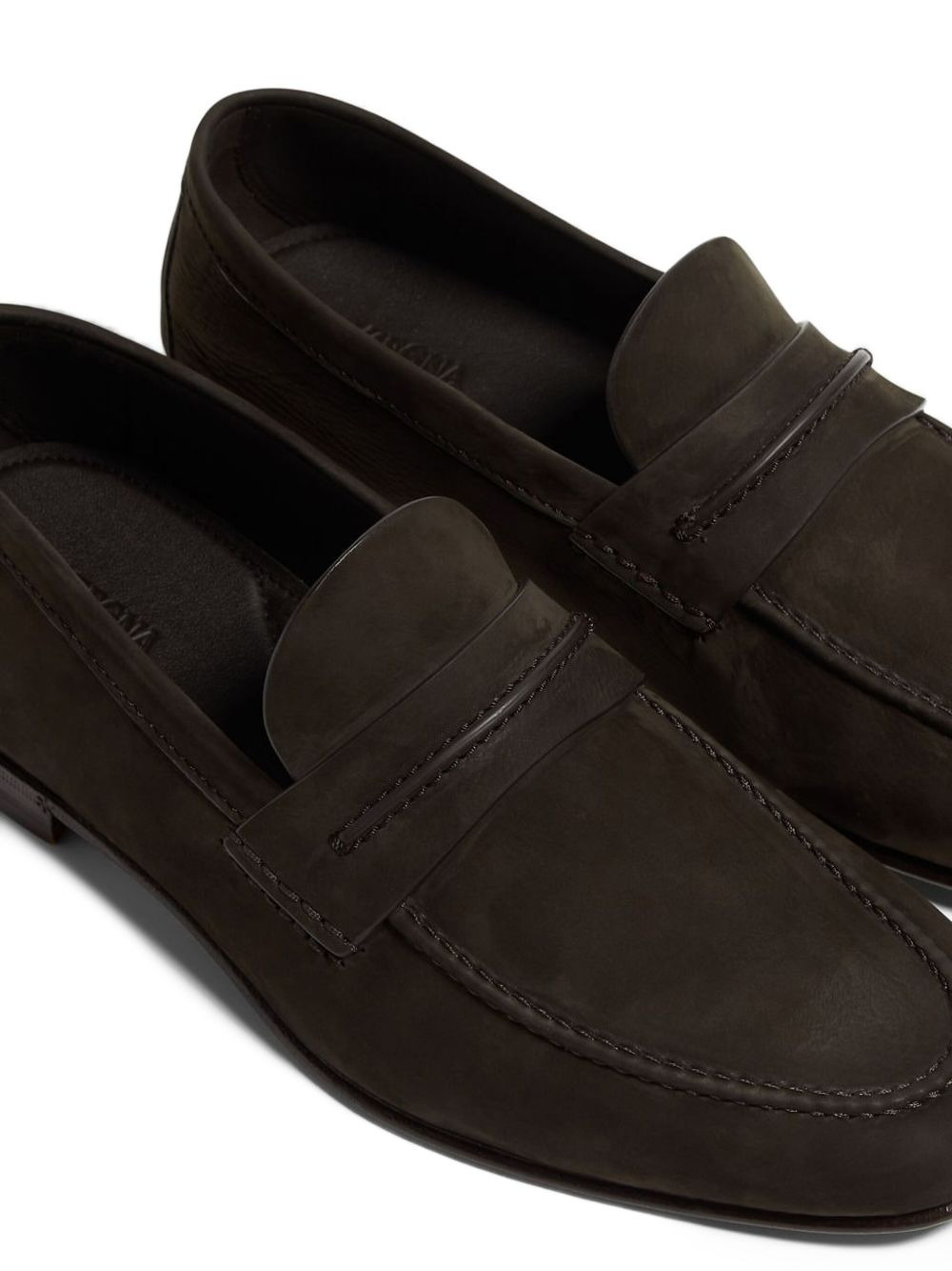penny leather loafers - 4
