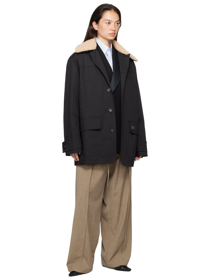 WALES BONNER Black March Jacket outlook